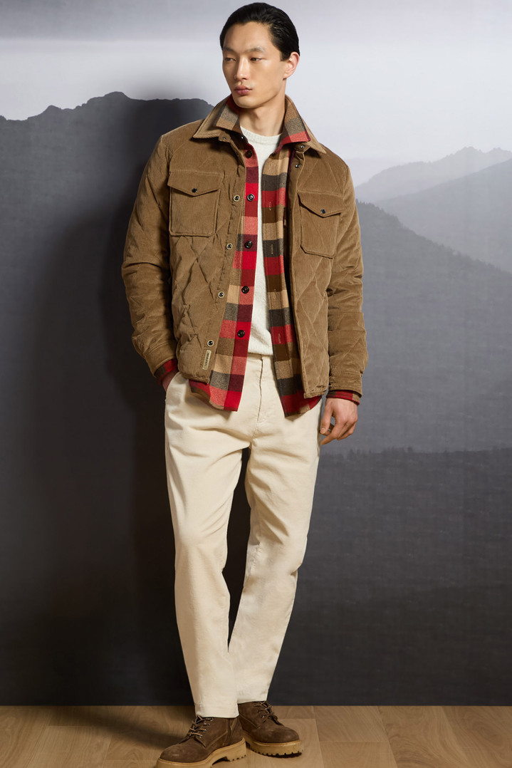 Garment-Dyed Corduroy Milton Pants Beige photo 6 | Woolrich