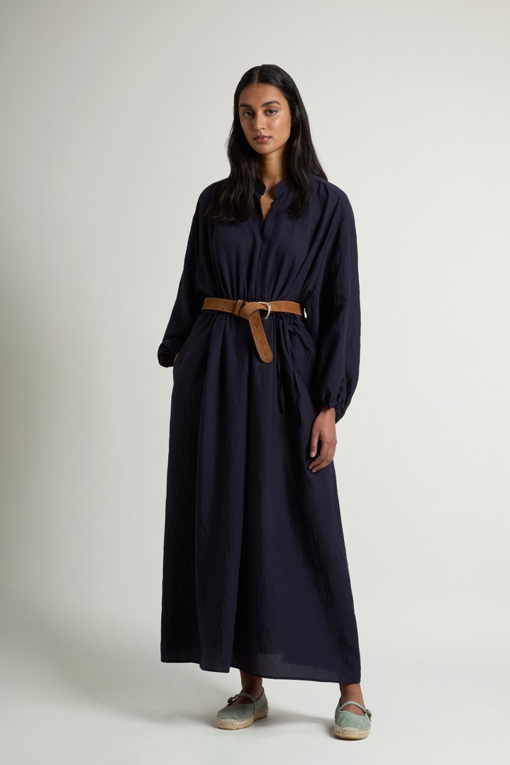 FLUID SHIRT DRESS Blue photo 2 | Woolrich