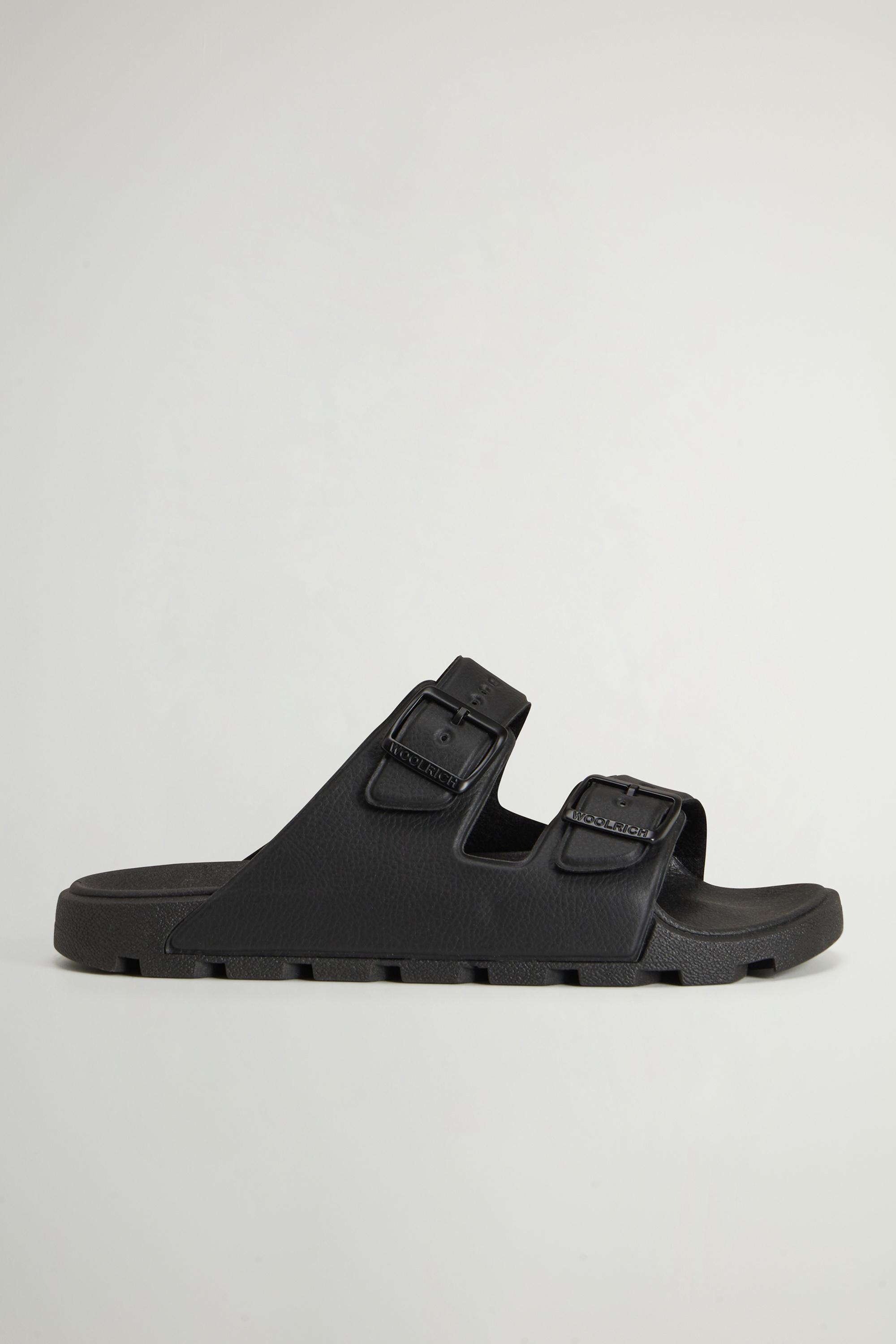 Double-Band Rubber Sandals Black photo 1 | Woolrich