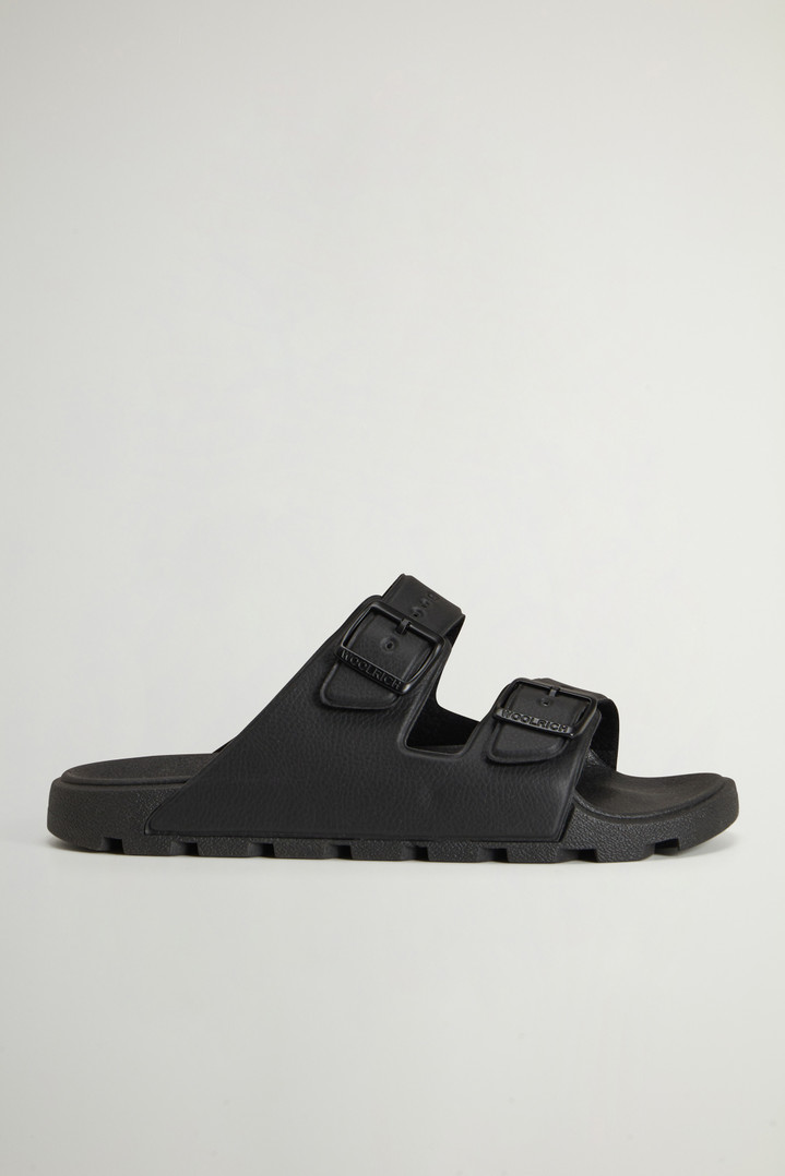 Double-Band Rubber Sandals Black photo 1 | Woolrich