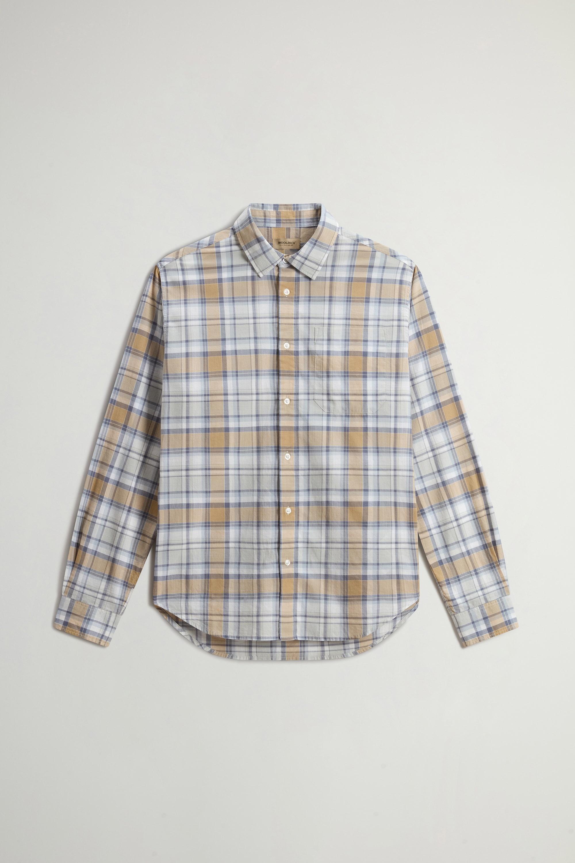 SUMMER CHECK WARREN SHIRT Blue photo 5 | Woolrich