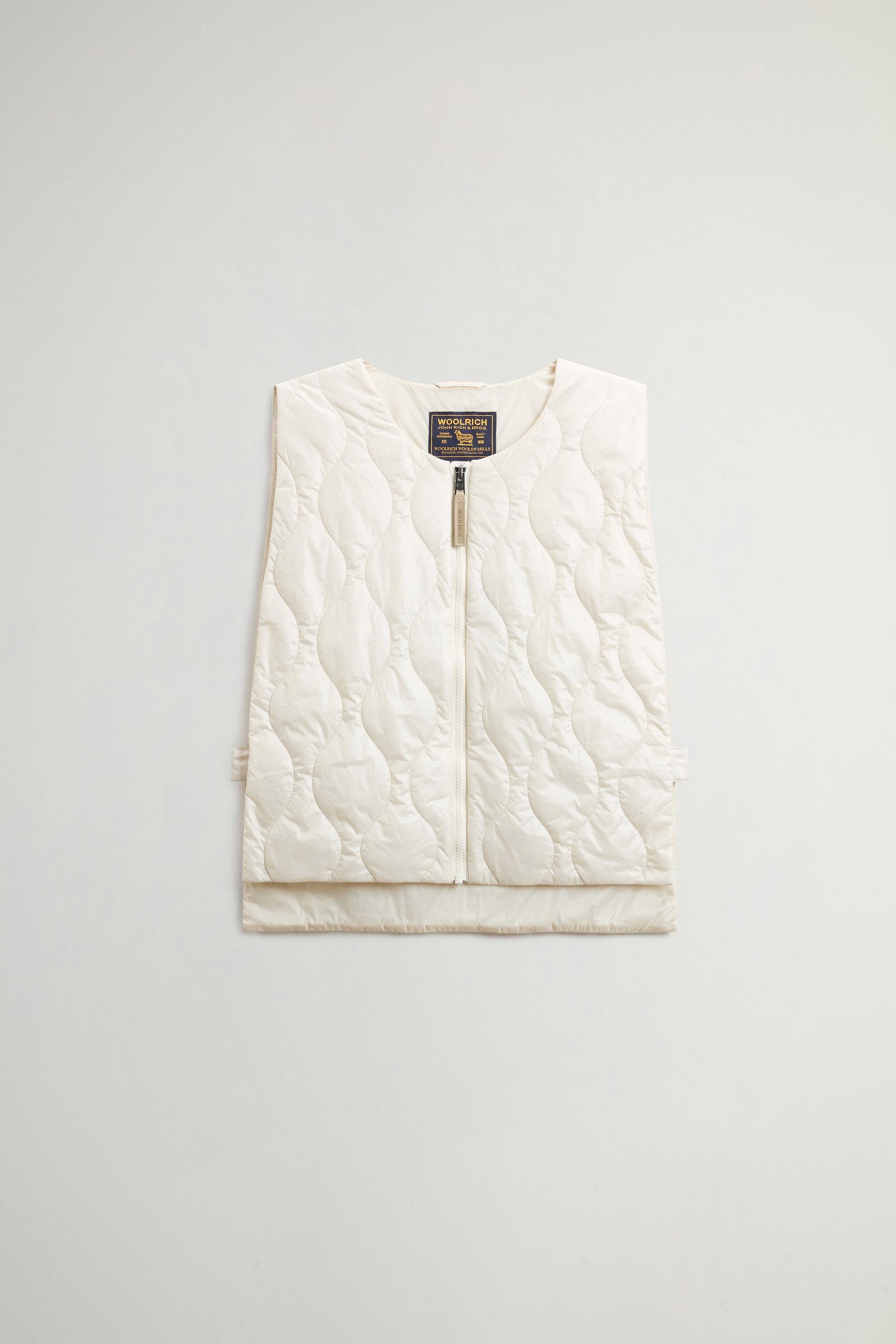 Packable Quilted Vest in Urban Light Nylon White photo 1 | Woolrich