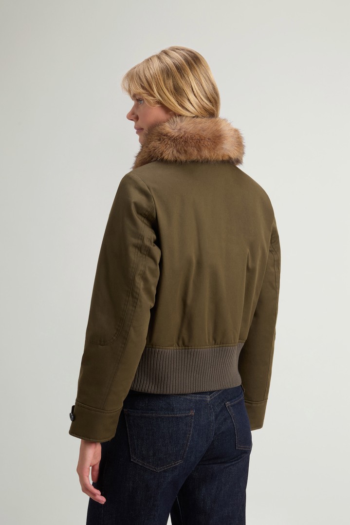 Bomber rembourré en Best Cotton Vert photo 3 | Woolrich