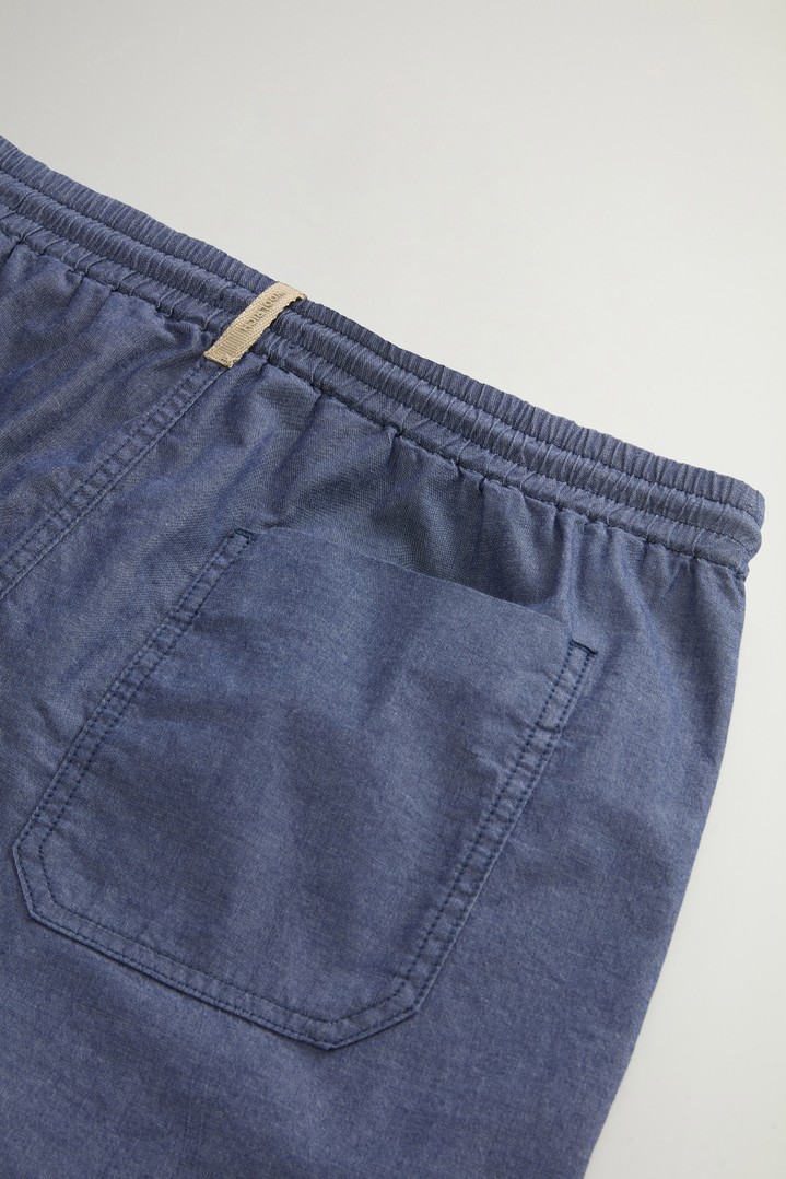 WASHED INDIGO SHORT Blue photo 5 | Woolrich