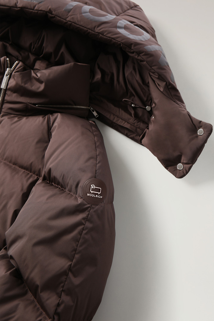 Alsea Short Down Jacket with Detachable Hood Brown photo 3 | Woolrich