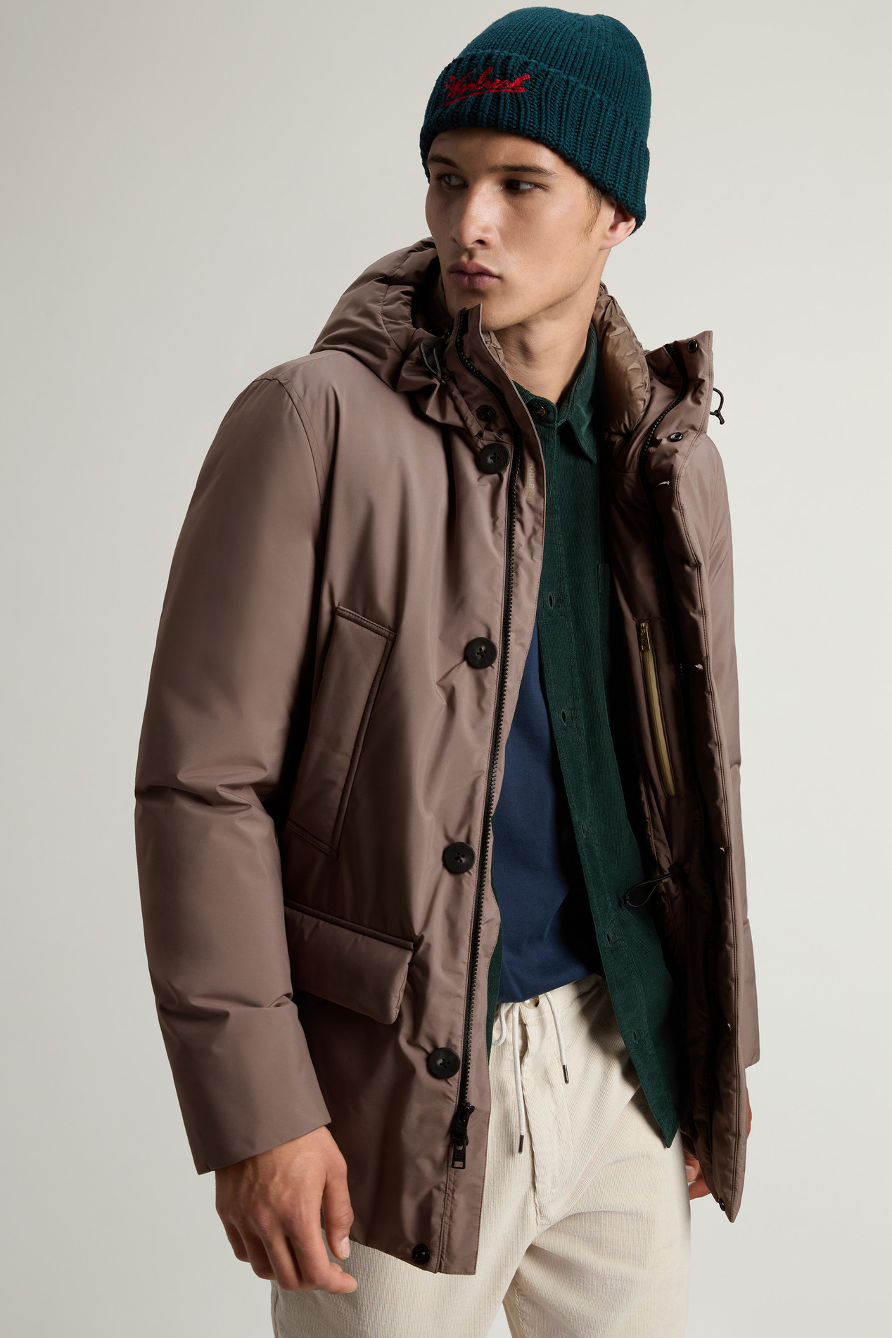 Cloud Arctic Parka with Hood Brown photo 4 | Woolrich