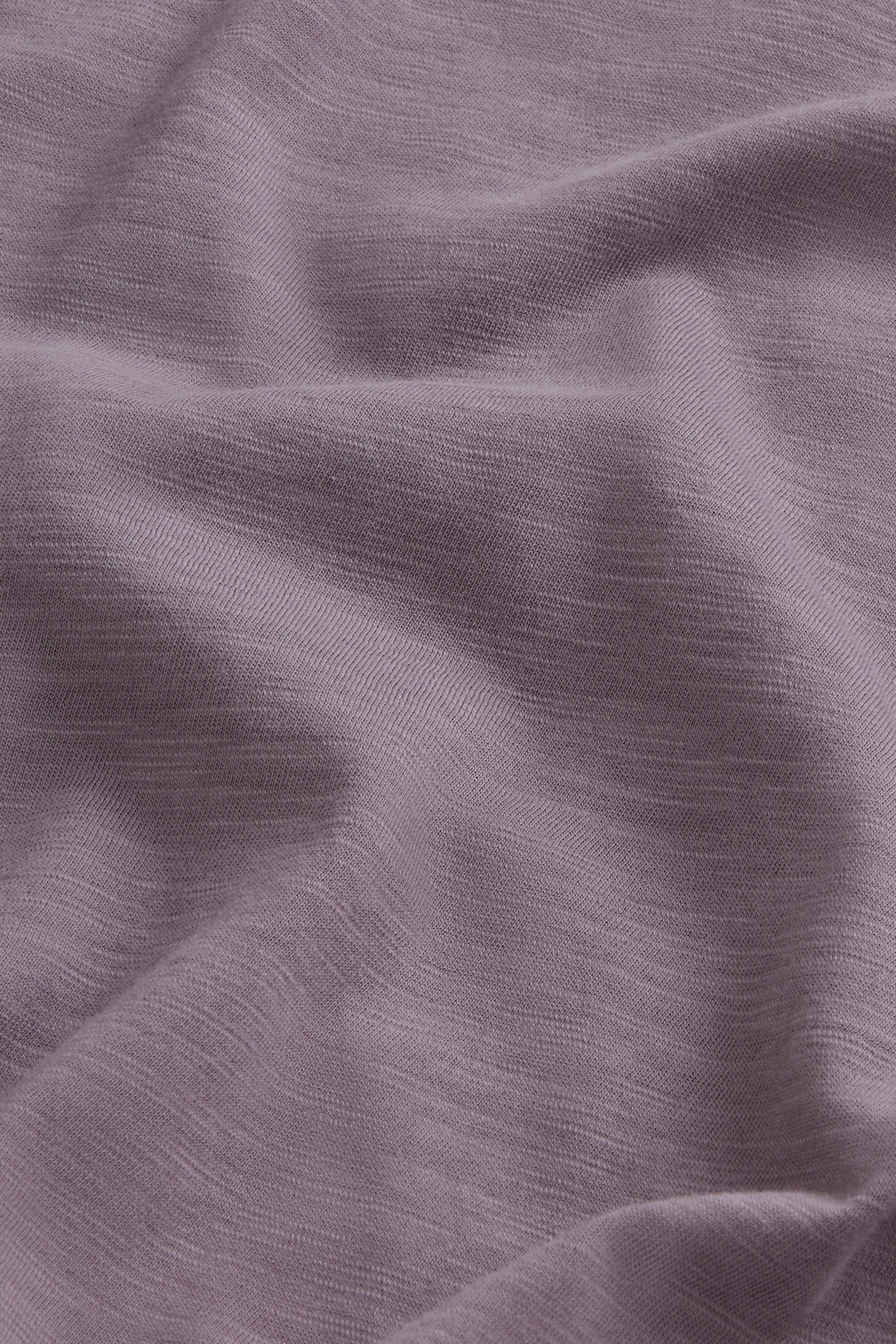 SLUB LOGO T-SHIRT Purple photo 6 | Woolrich