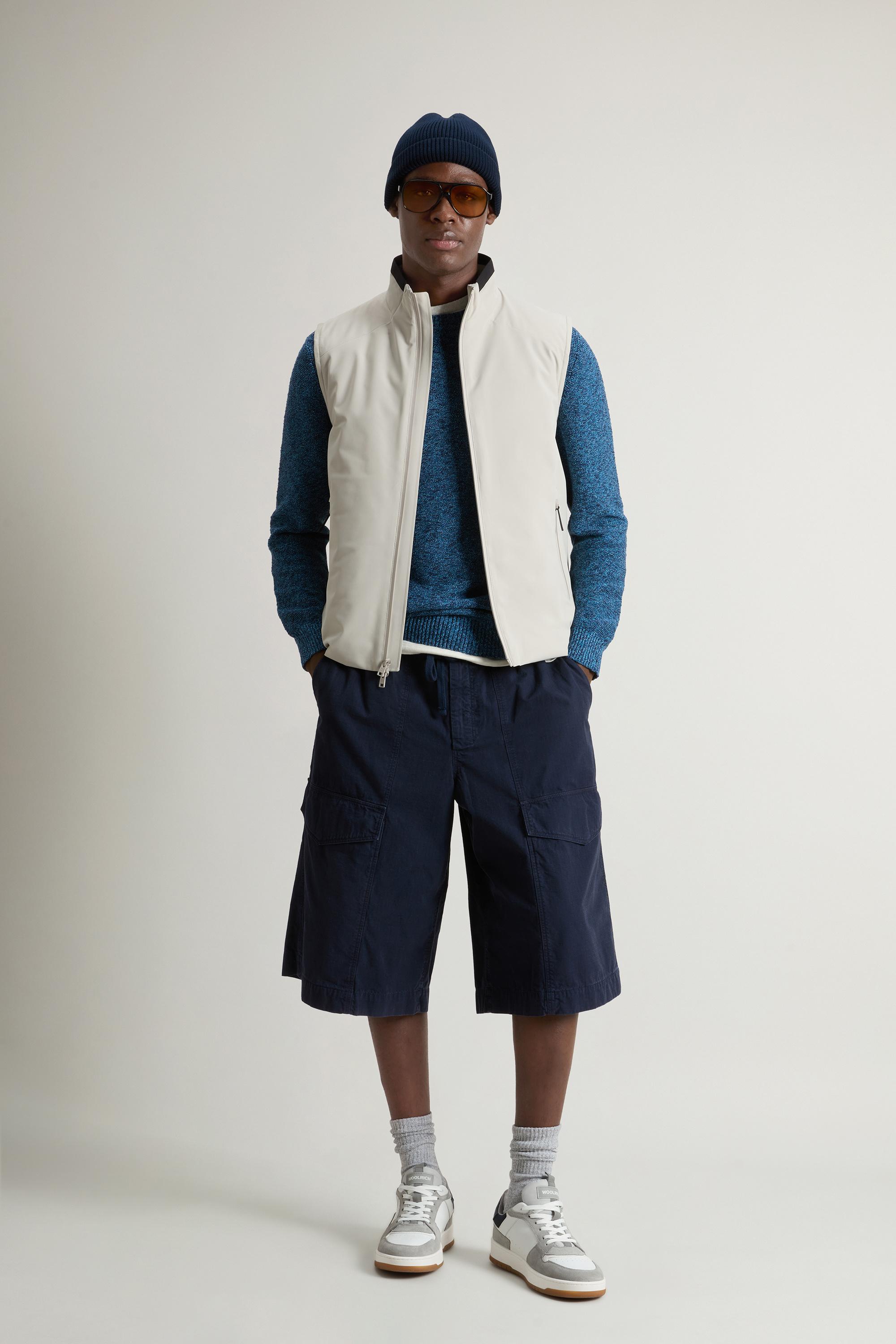 Padded Sailing Vest in Two-Layered Fabric Gray photo 1 | Woolrich