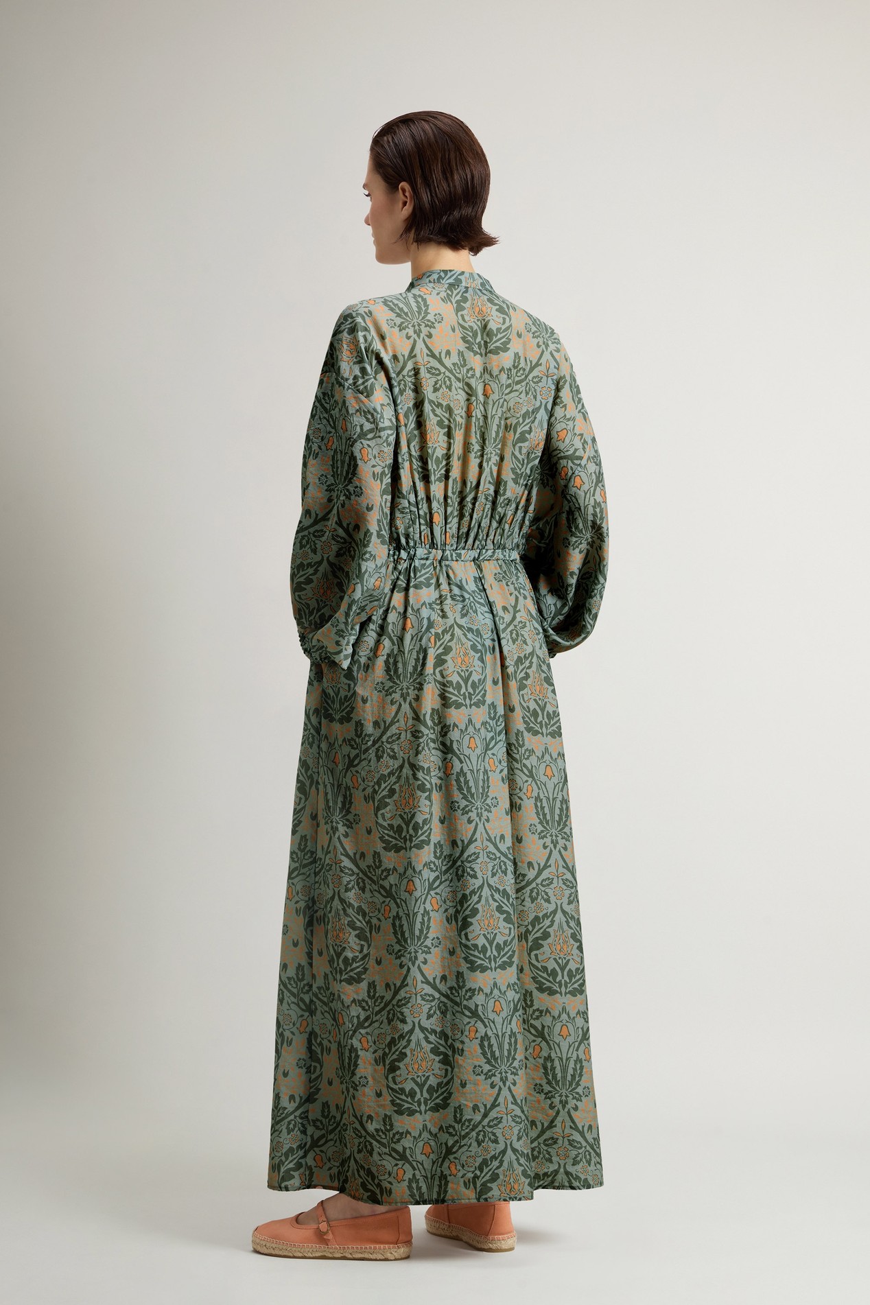 FLUID SHIRT DRESS Green photo 3 | Woolrich