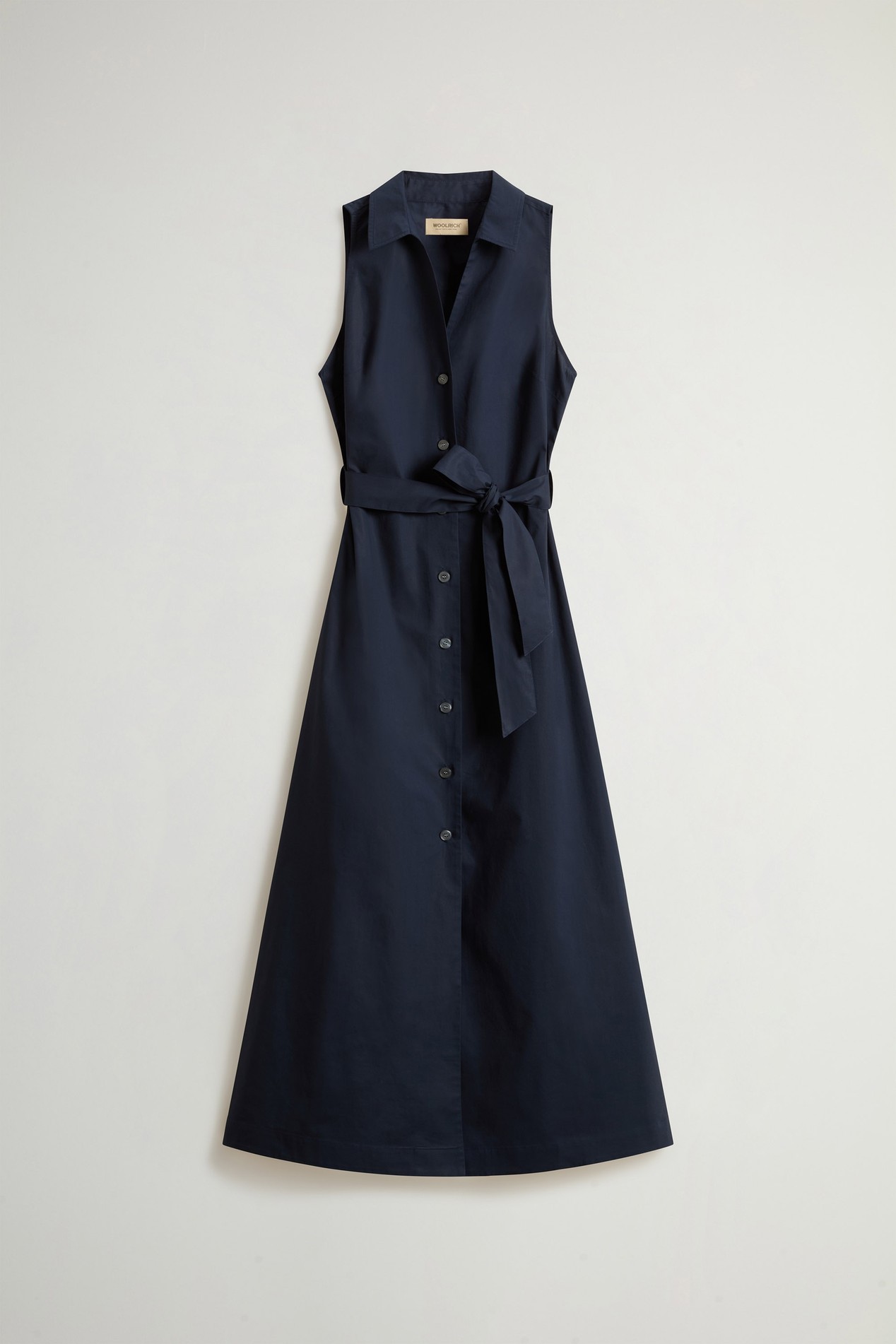 COTTON POPLIN SHIRT DRESS Blue photo 5 | Woolrich