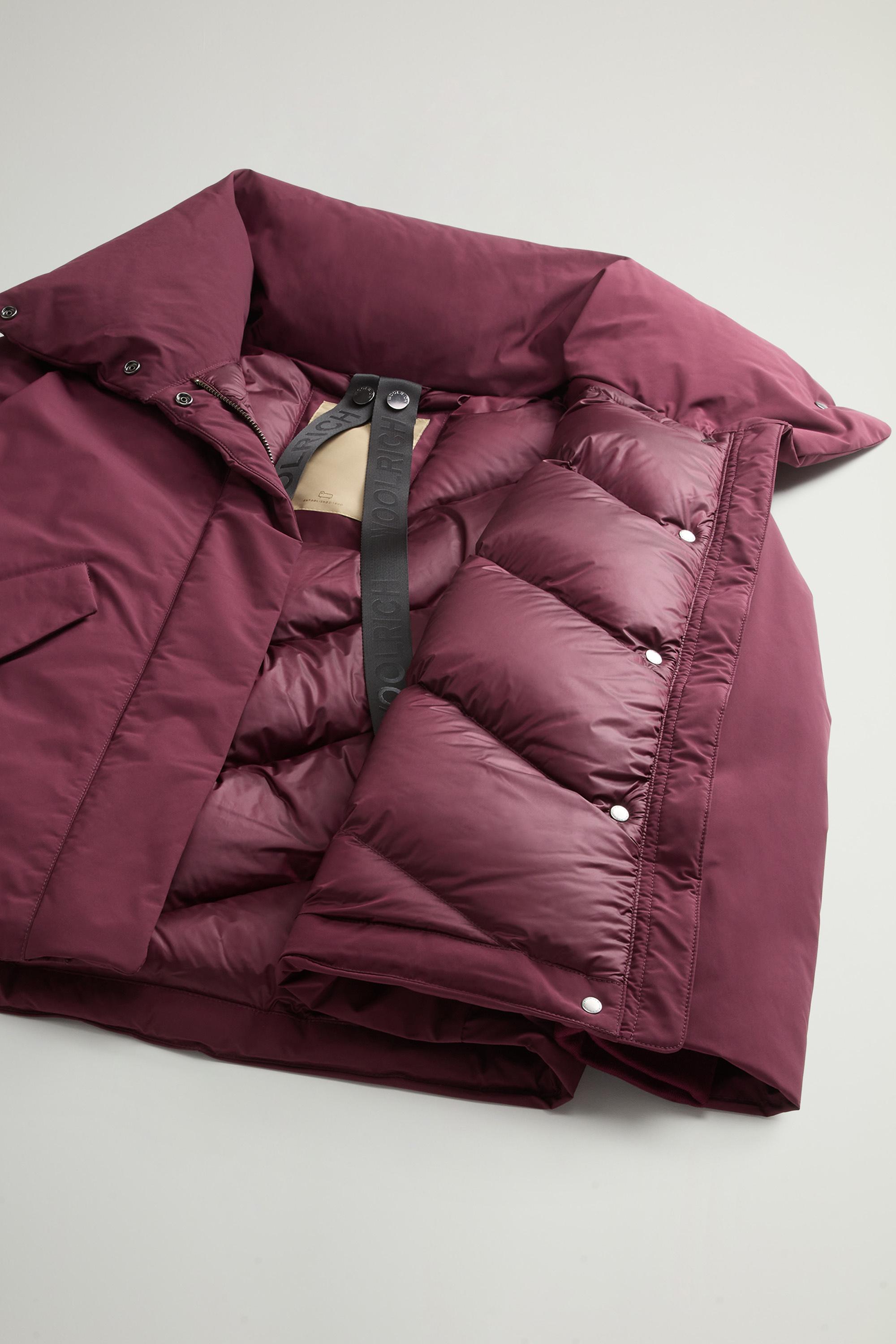LUXURY COCOON JACKET Burgundy photo 10 | Woolrich