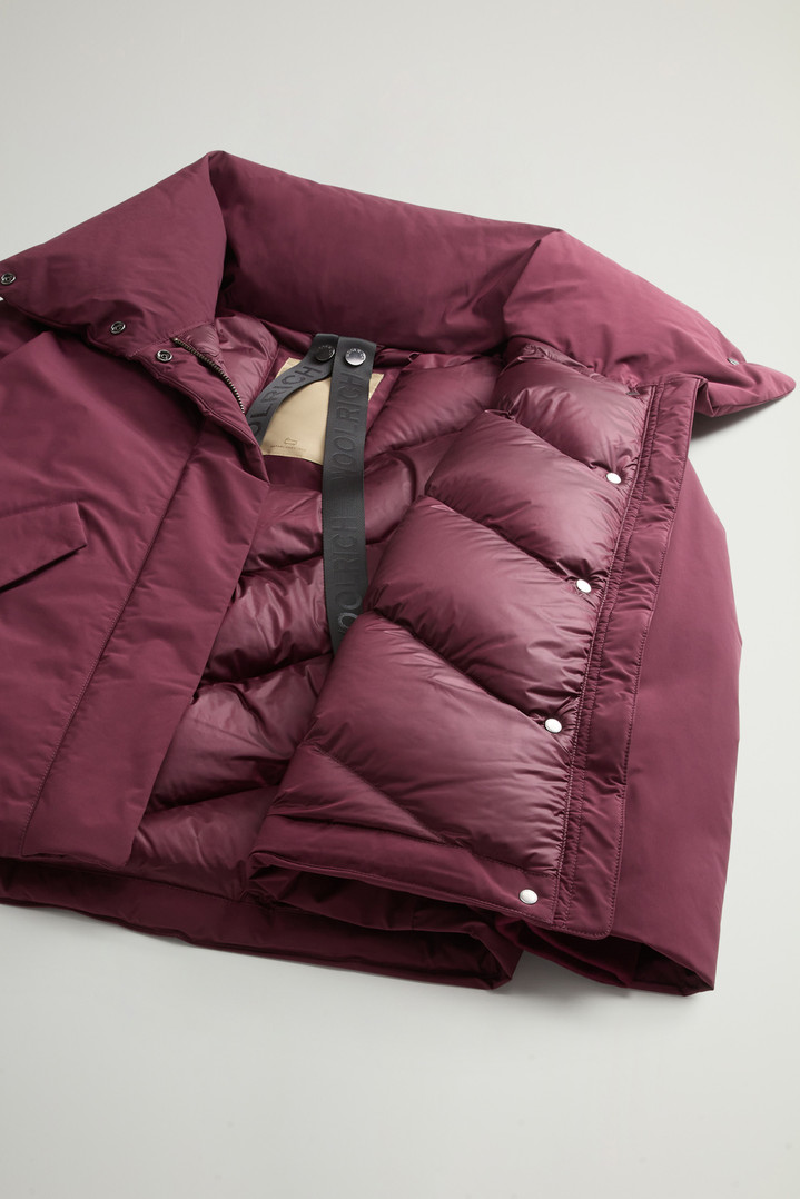 LUXURY COCOON JACKET Burgundy photo 10 | Woolrich