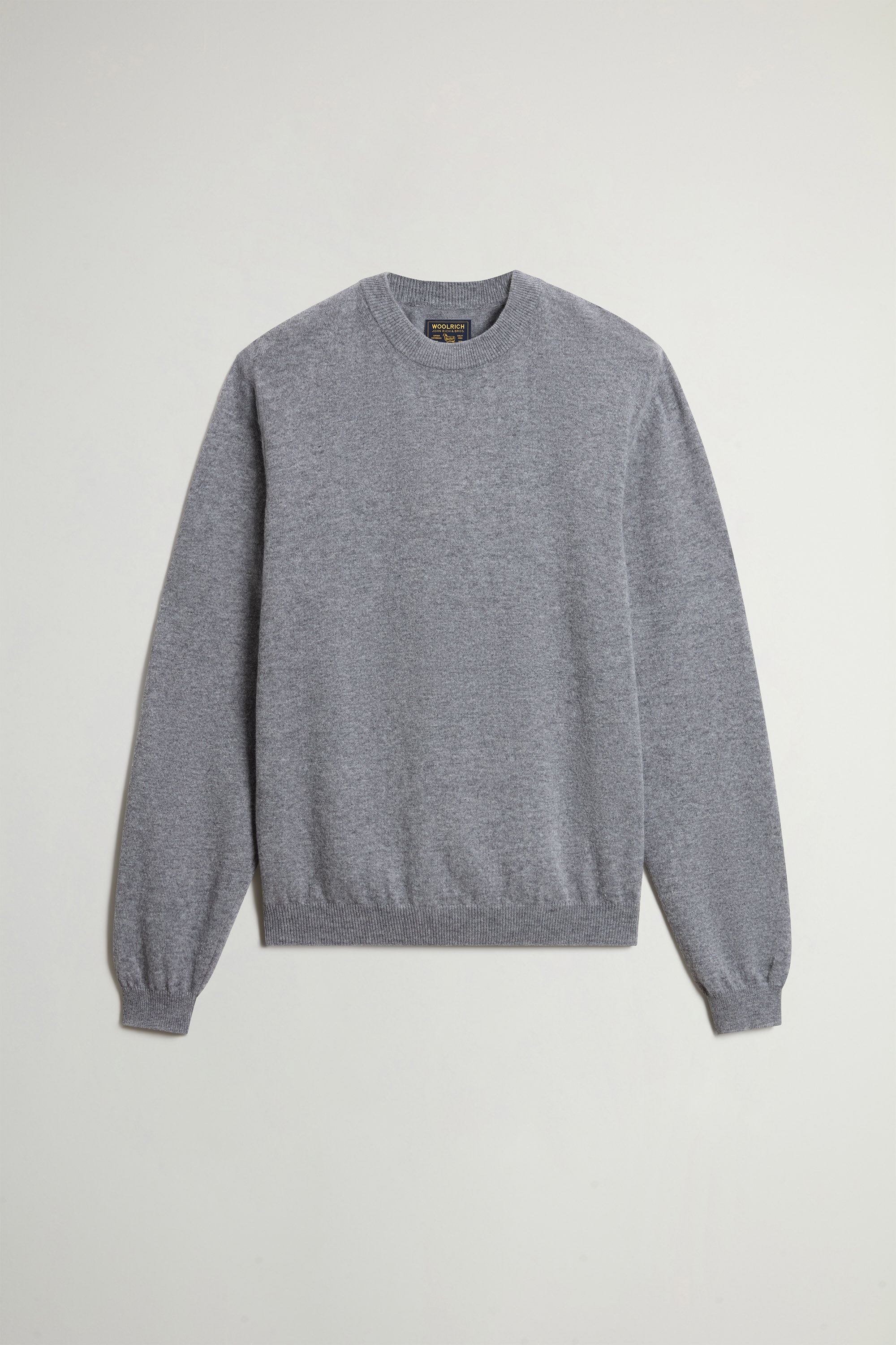 LAMBSWOOL CREWNECK GG13 Gray photo 5 | Woolrich