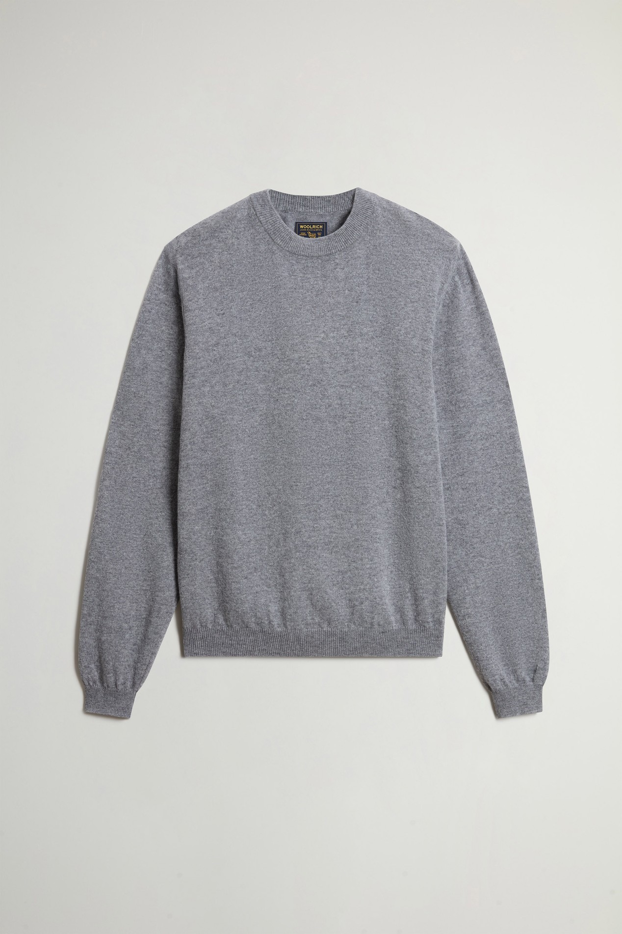 LAMBSWOOL CREWNECK GG13 Gray photo 5 | Woolrich