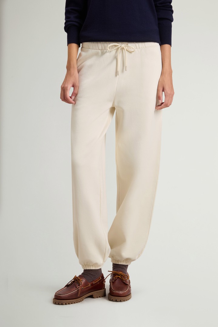 Sweatpants in Pure Cotton Fleece White photo 1 | Woolrich