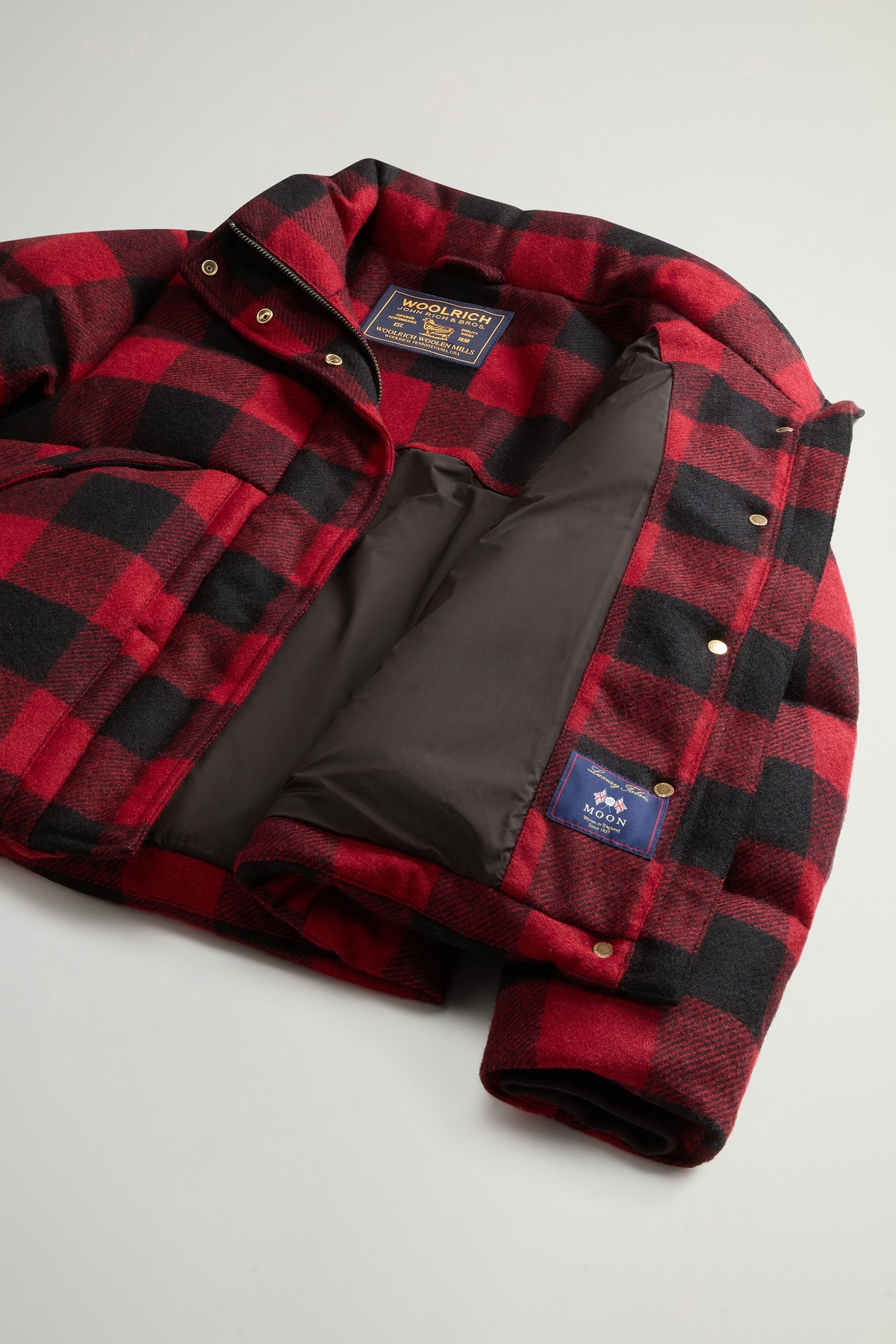 WOOL PUFFER JACKET Red photo 9 | Woolrich