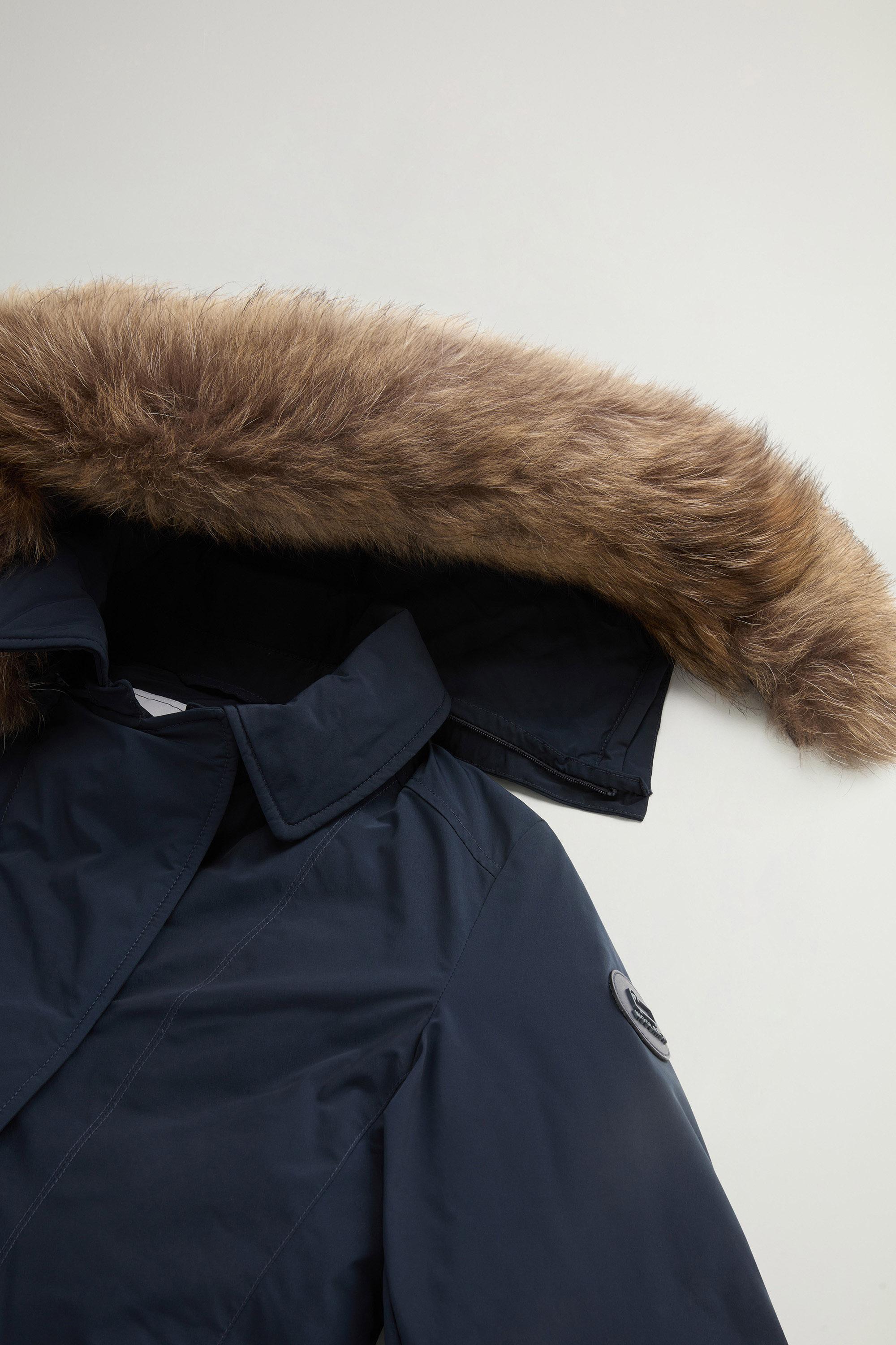 Modern Vail Parka with Detachable Hood Blue photo 6 | Woolrich