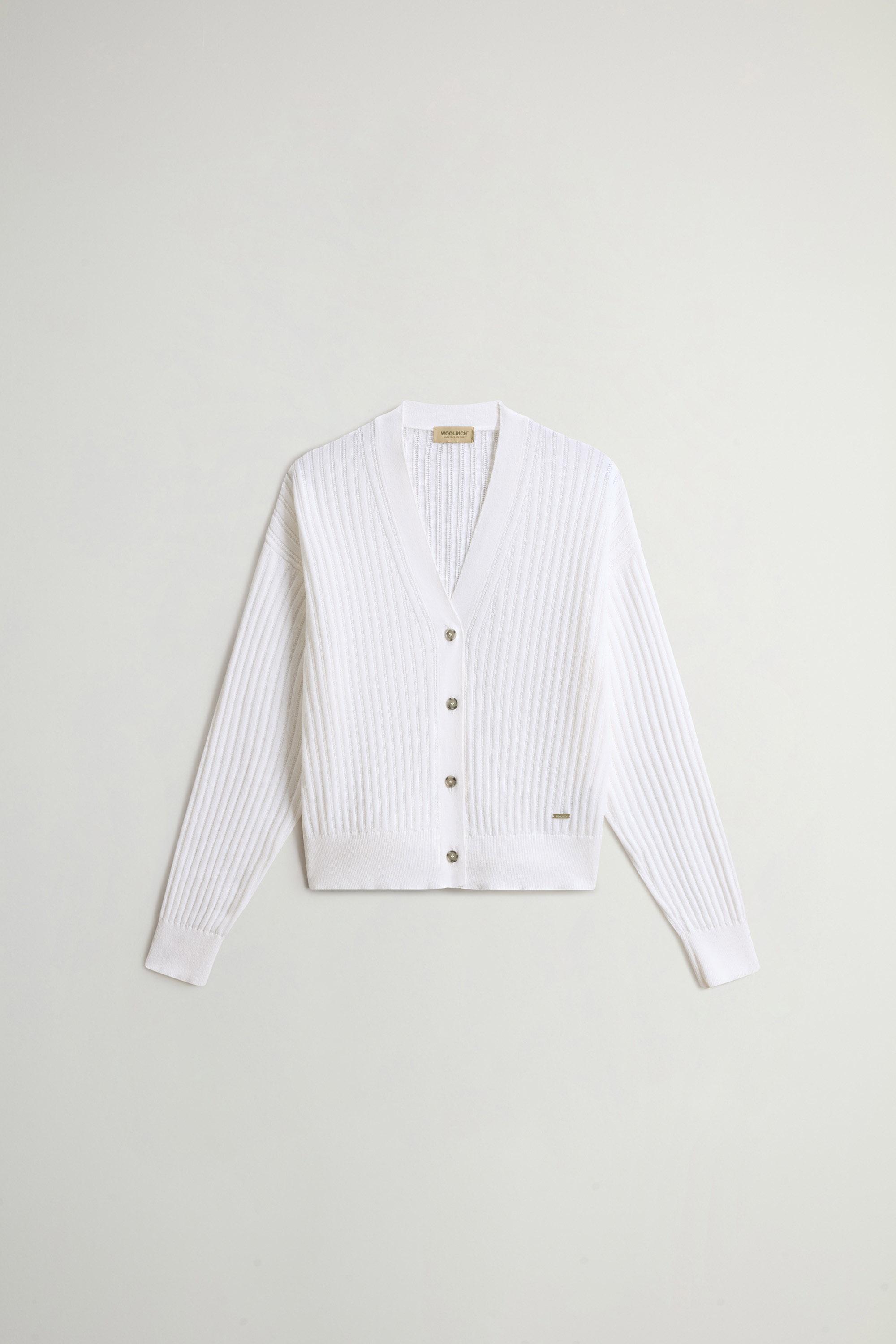 SOFT COTTON SWEATER White photo 5 | Woolrich