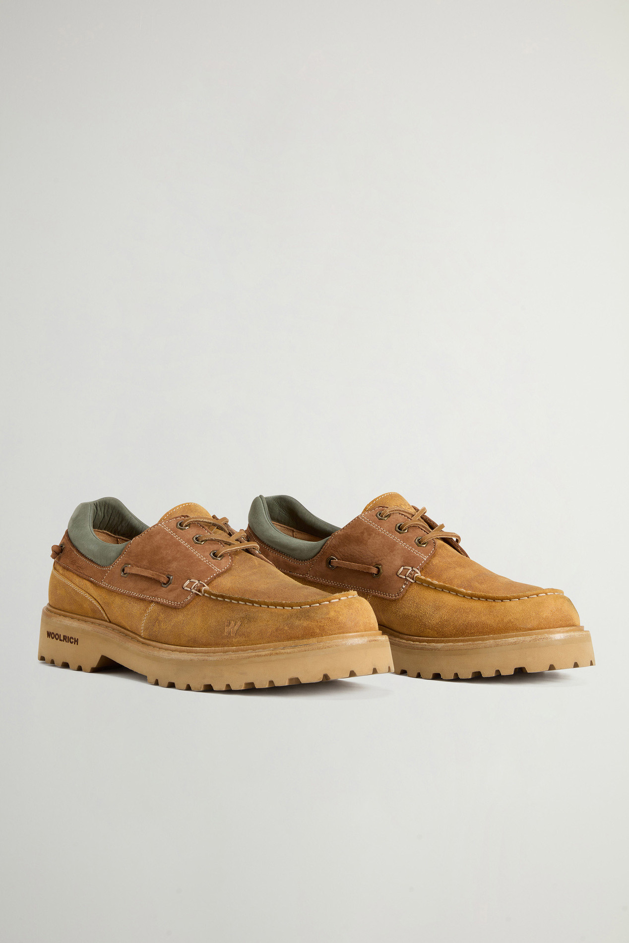 Rock Loafers in Suede and Nubuck Beige photo 2 | Woolrich