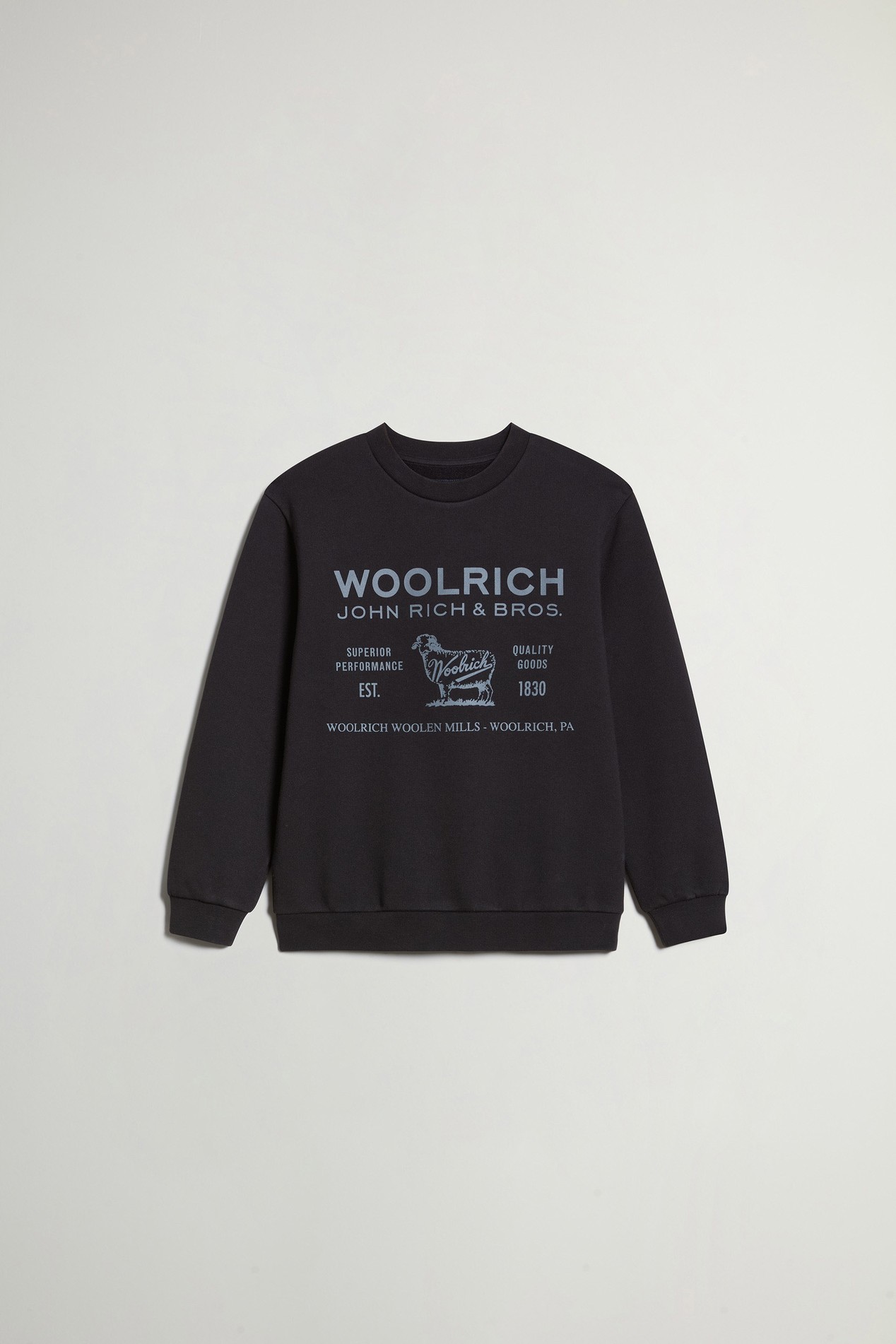 GRAPHIC LEGACY CREWNECK Black photo 1 | Woolrich