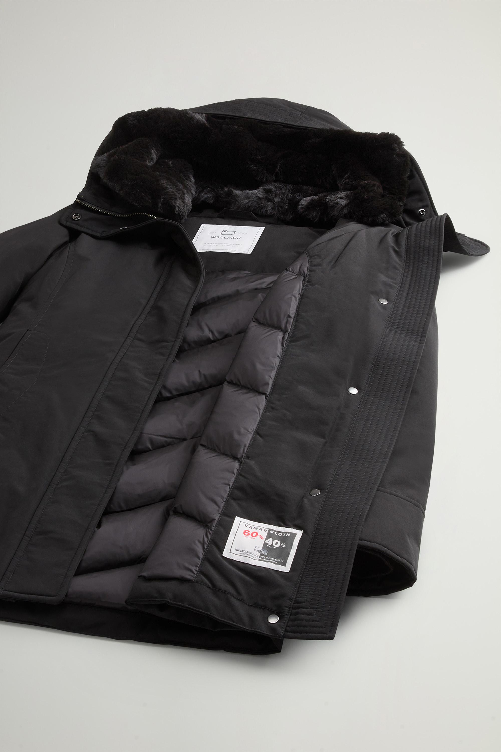 Women's Boulder Parka in Ramar Cloth with Hood and Detachable Faux