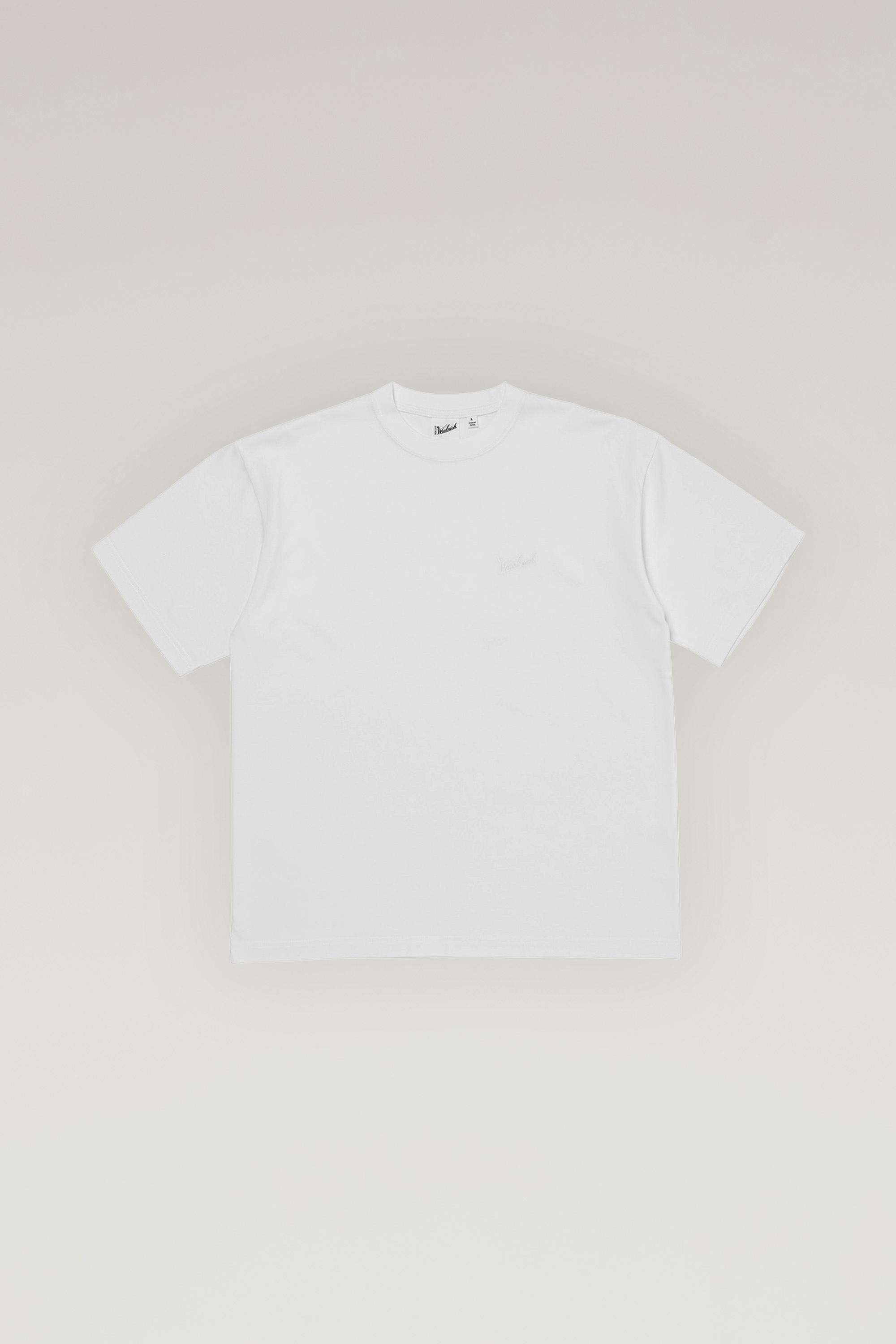 COOLMAX T-shirt with Embroidered Logo White photo 1 | Woolrich