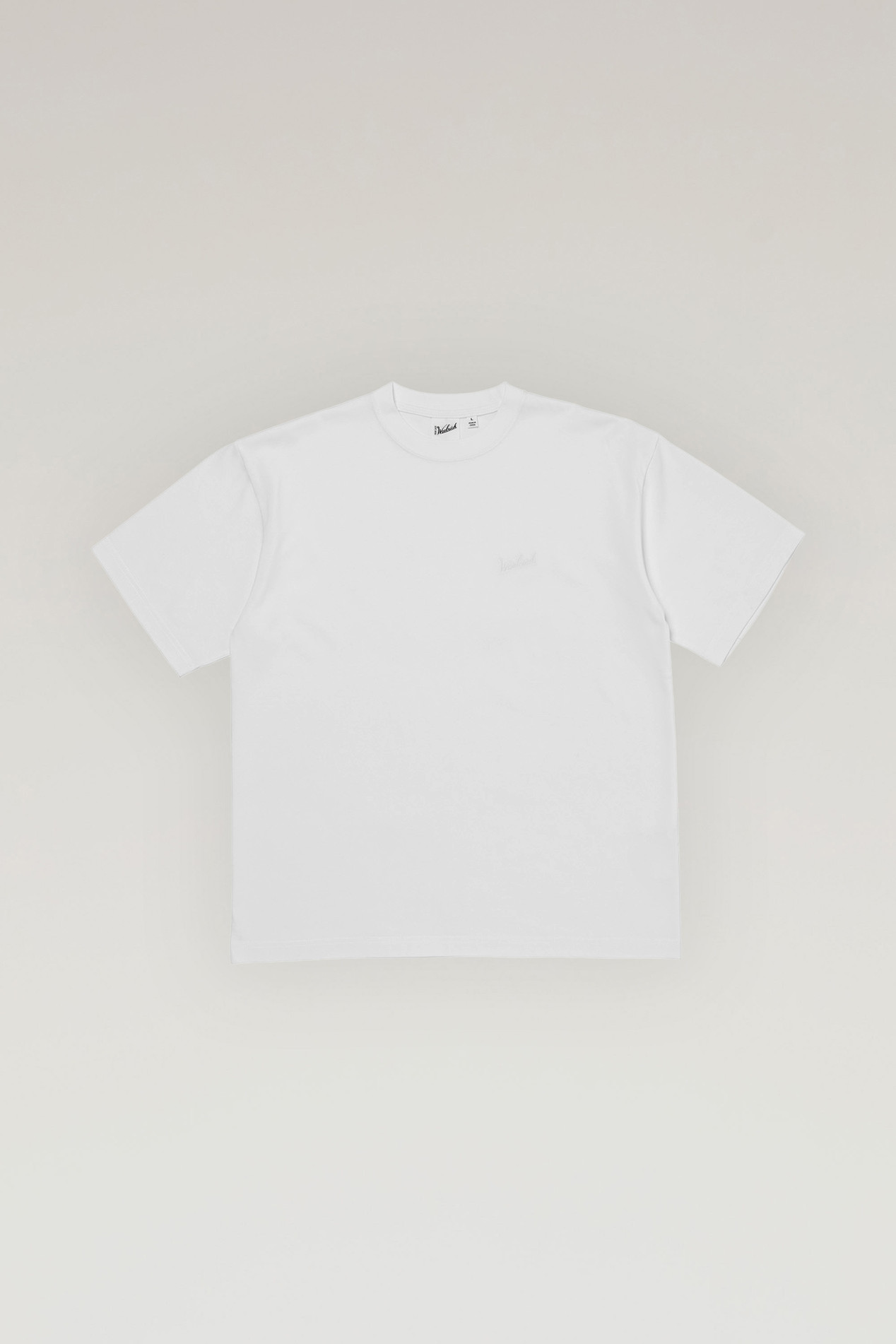 COOLMAX T-shirt with Embroidered Logo White photo 1 | Woolrich