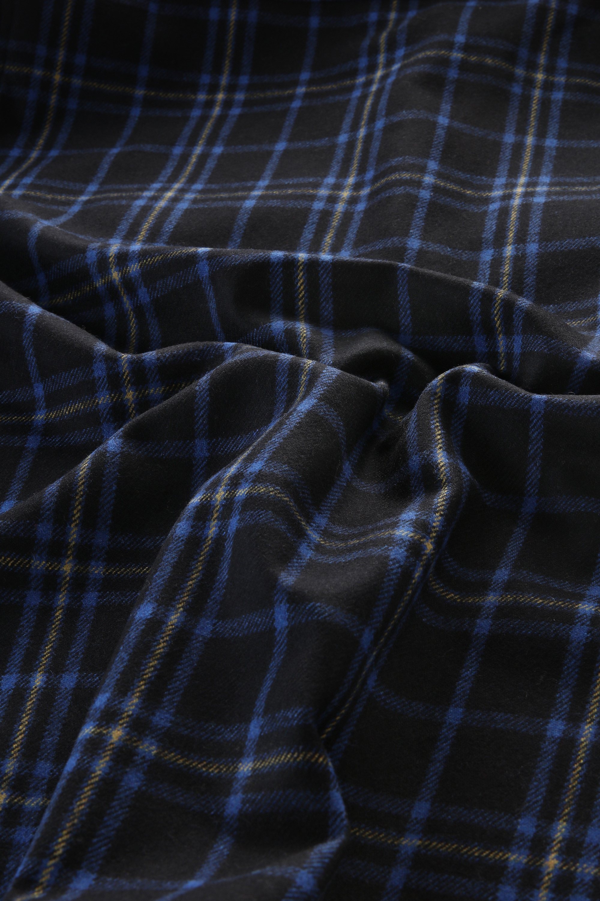 Wool Blend Oxbow Flannel Overshirt - Made in USA Blue photo 8 | Woolrich