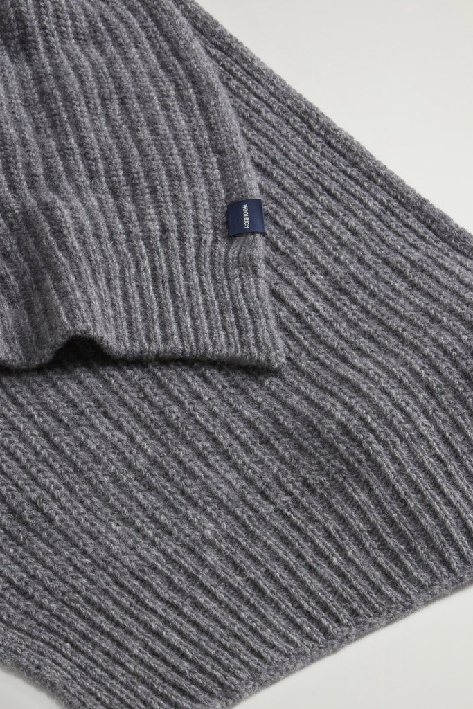 CASHMERE BLEND SCARF Gray photo 4 | Woolrich