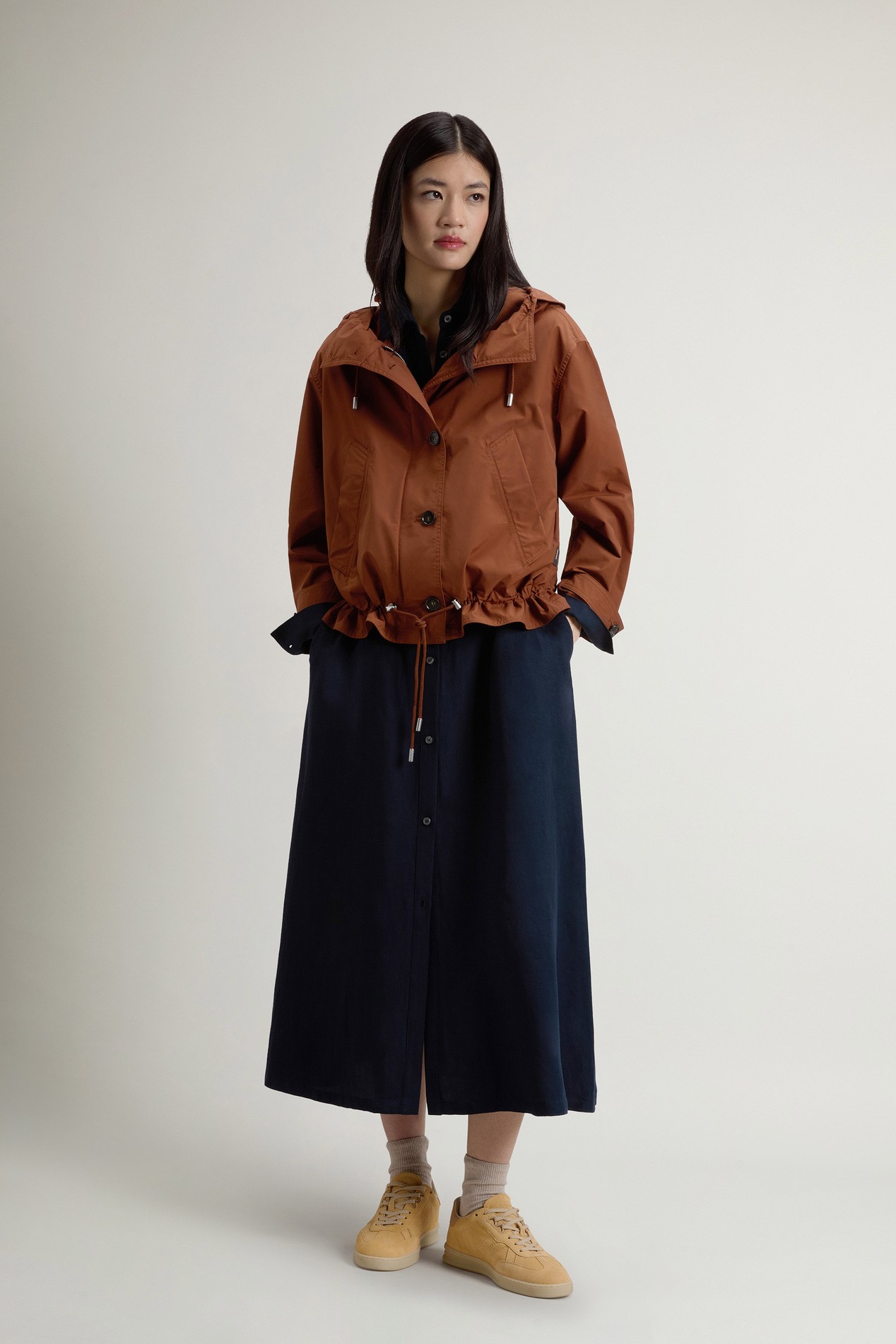 Short Urban Touch Parka Brown photo 2 | Woolrich