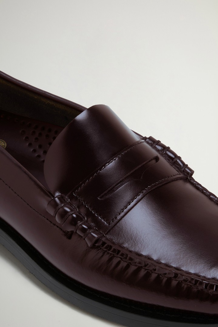 Dan Classic Mokassin Sebago x Woolrich aus Glattleder Braun photo 5 | Woolrich