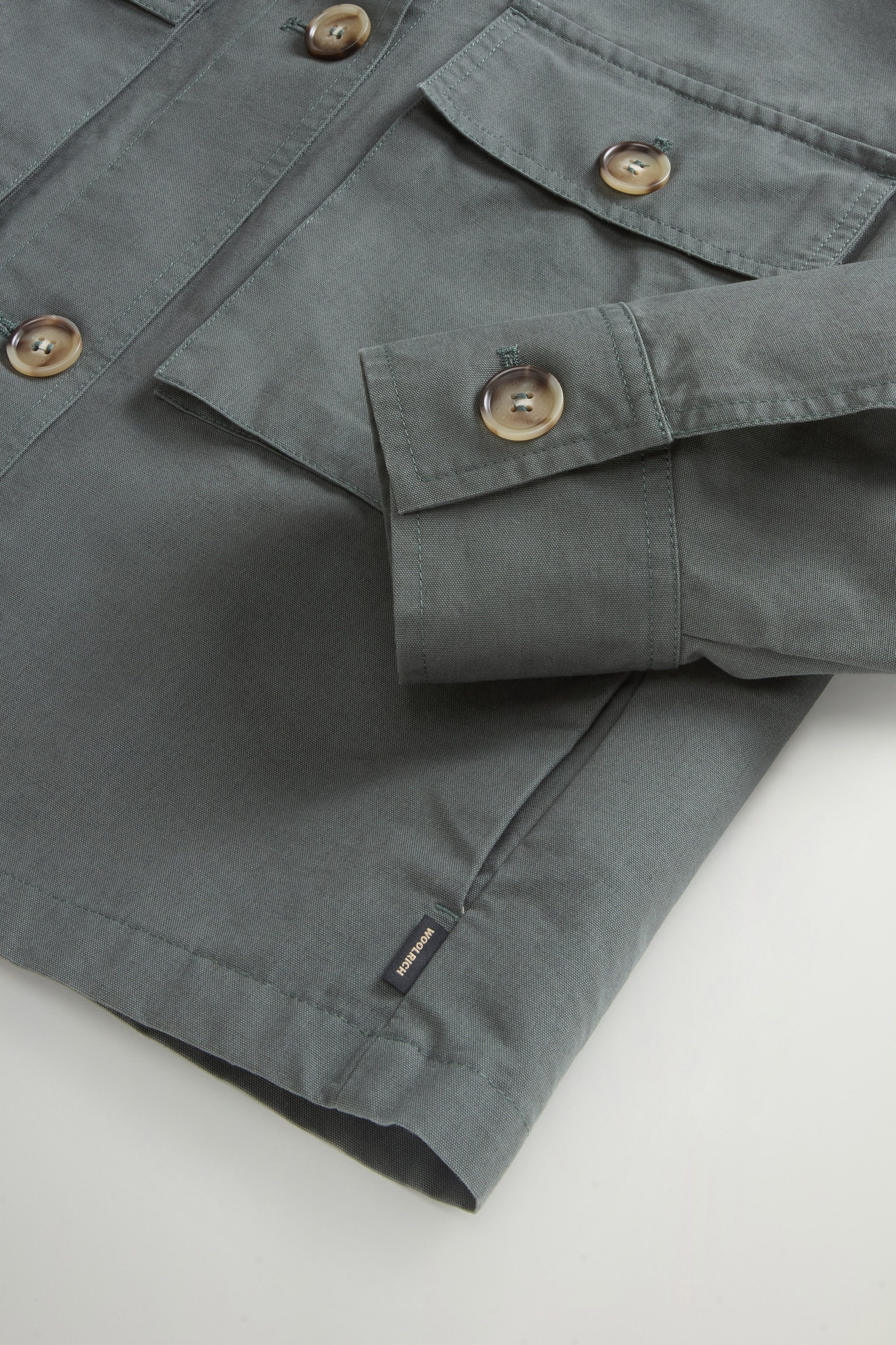 CANVAS FIELD OVERSHIRT Green photo 7 | Woolrich