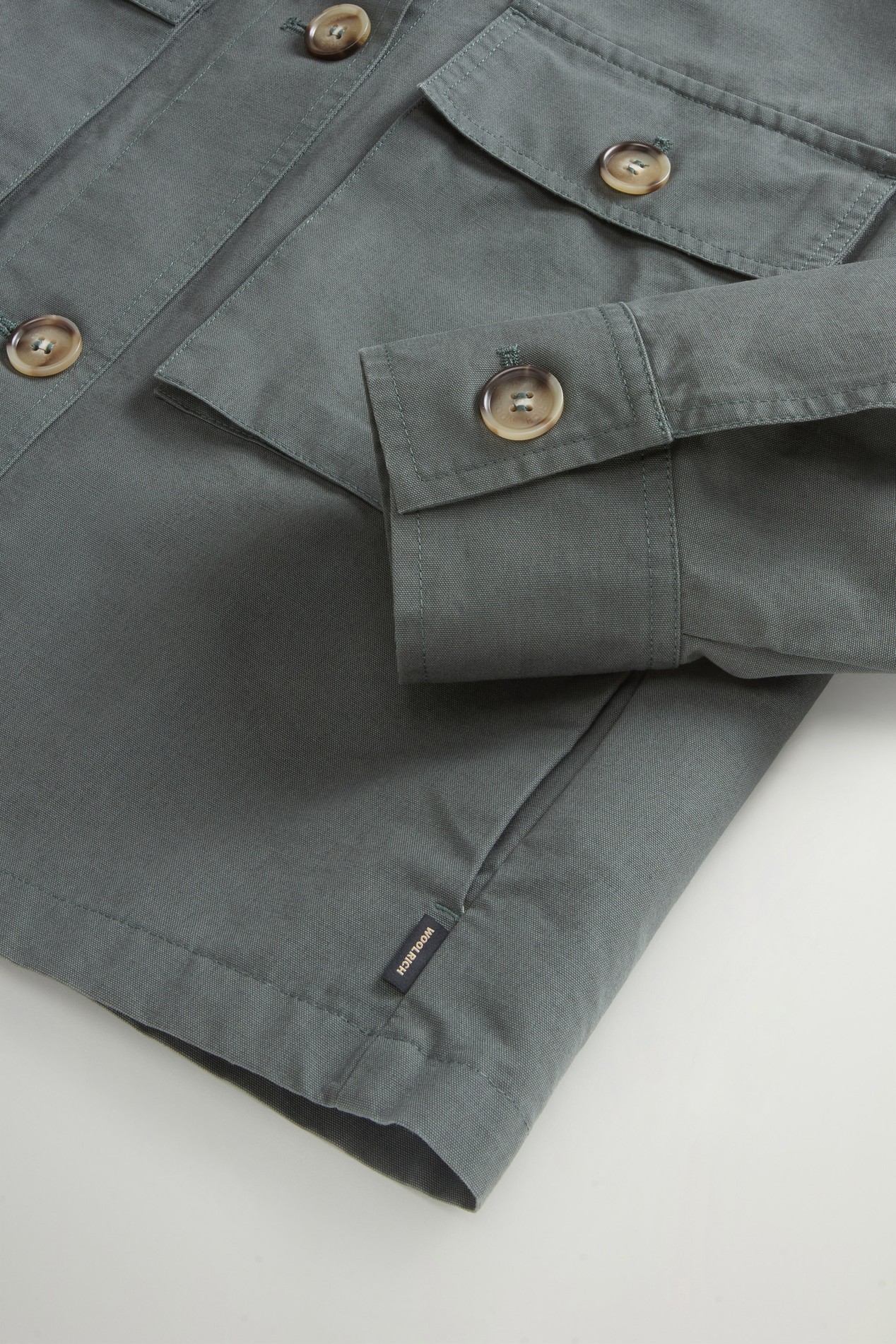 CANVAS FIELD OVERSHIRT Green photo 7 | Woolrich