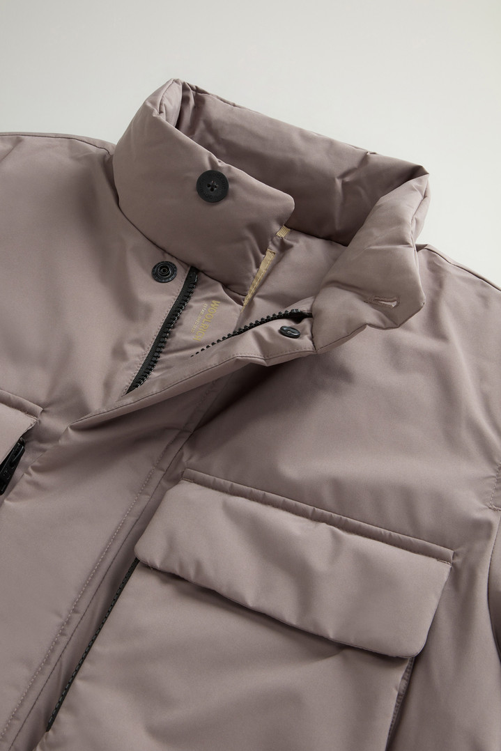 Cloud Jacket with Stand-Up Collar Brown photo 6 | Woolrich