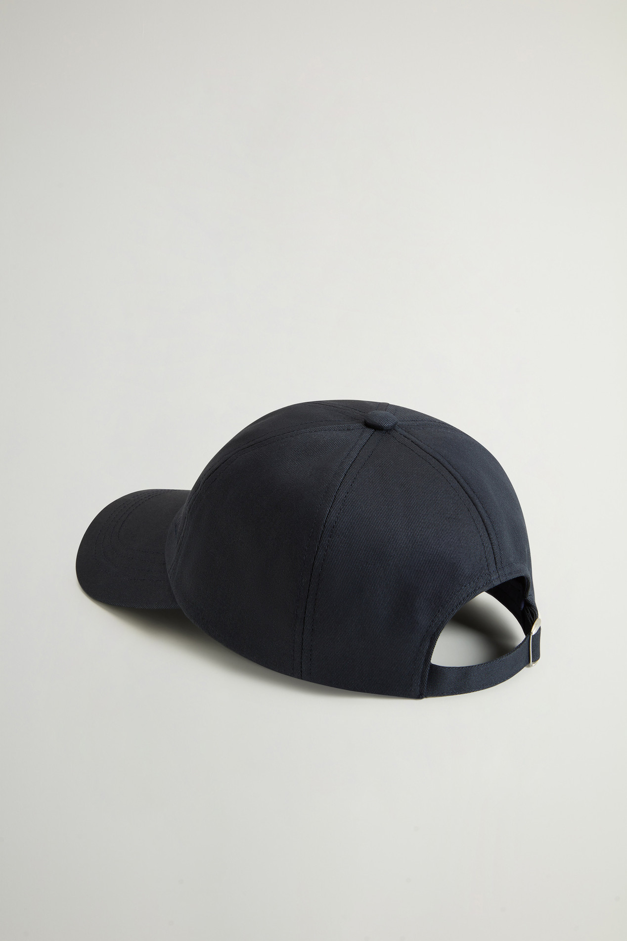Cotton Twill Cap with Embroidered Logo Blue photo 2 | Woolrich