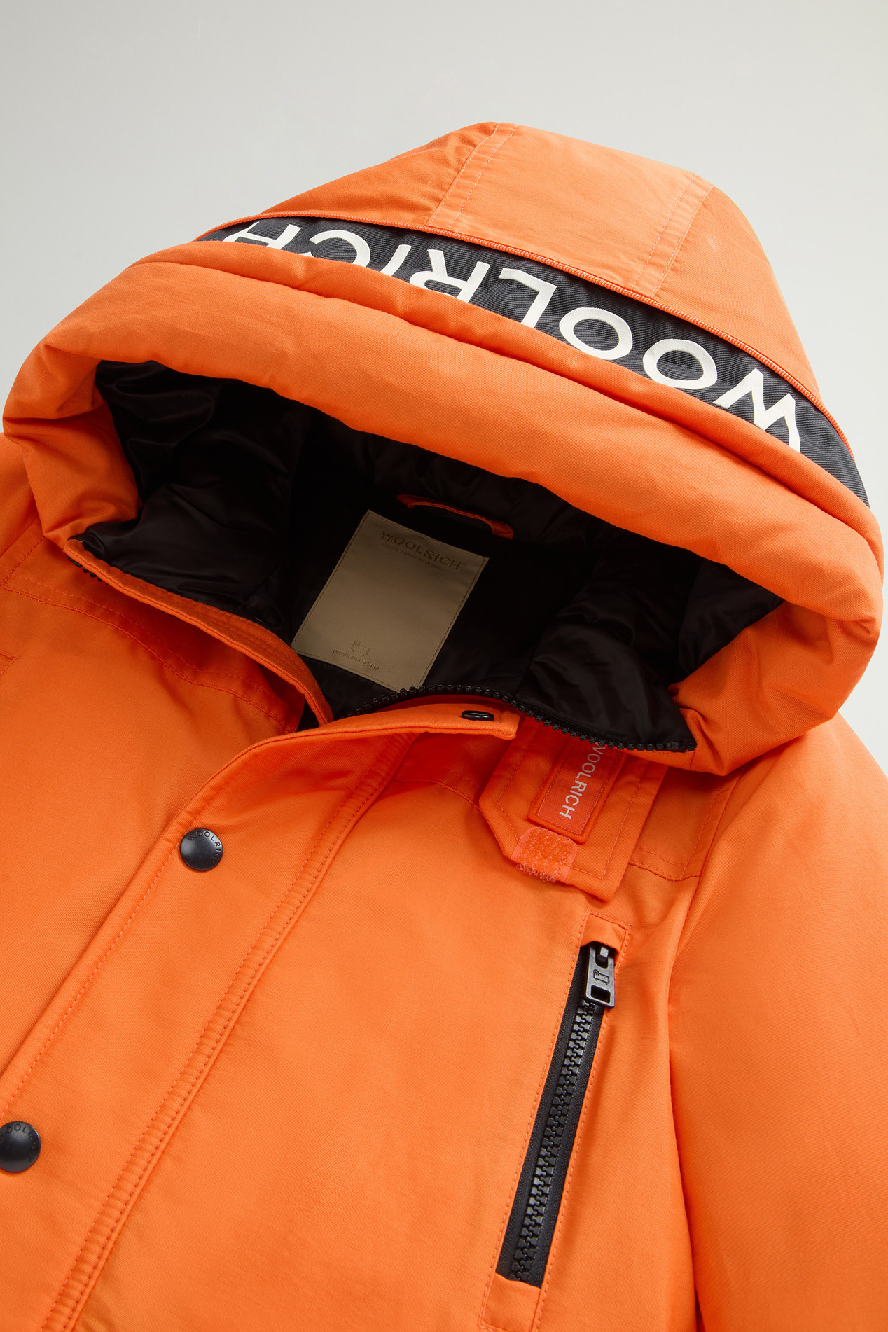 Boys’ Arctic Parka in Ramar Cloth Orange photo 3 | Woolrich