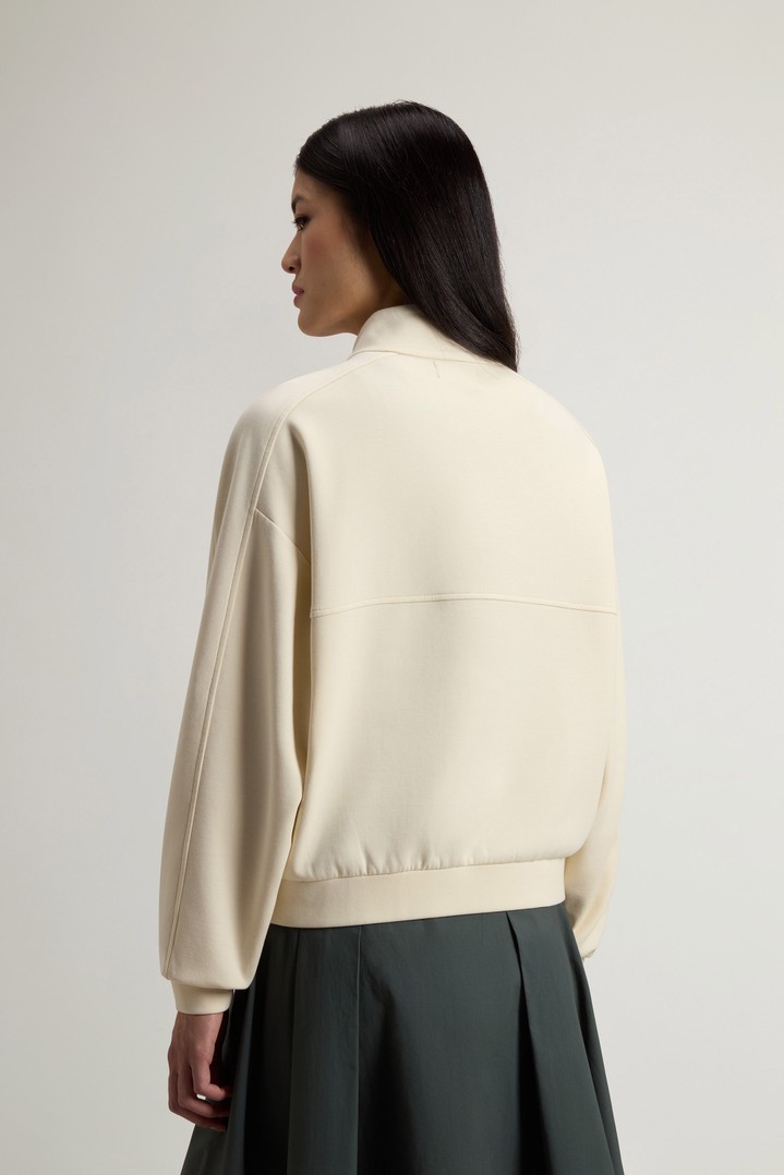 INTERLOCK ZIPPED SWEATSHIRT White photo 3 | Woolrich