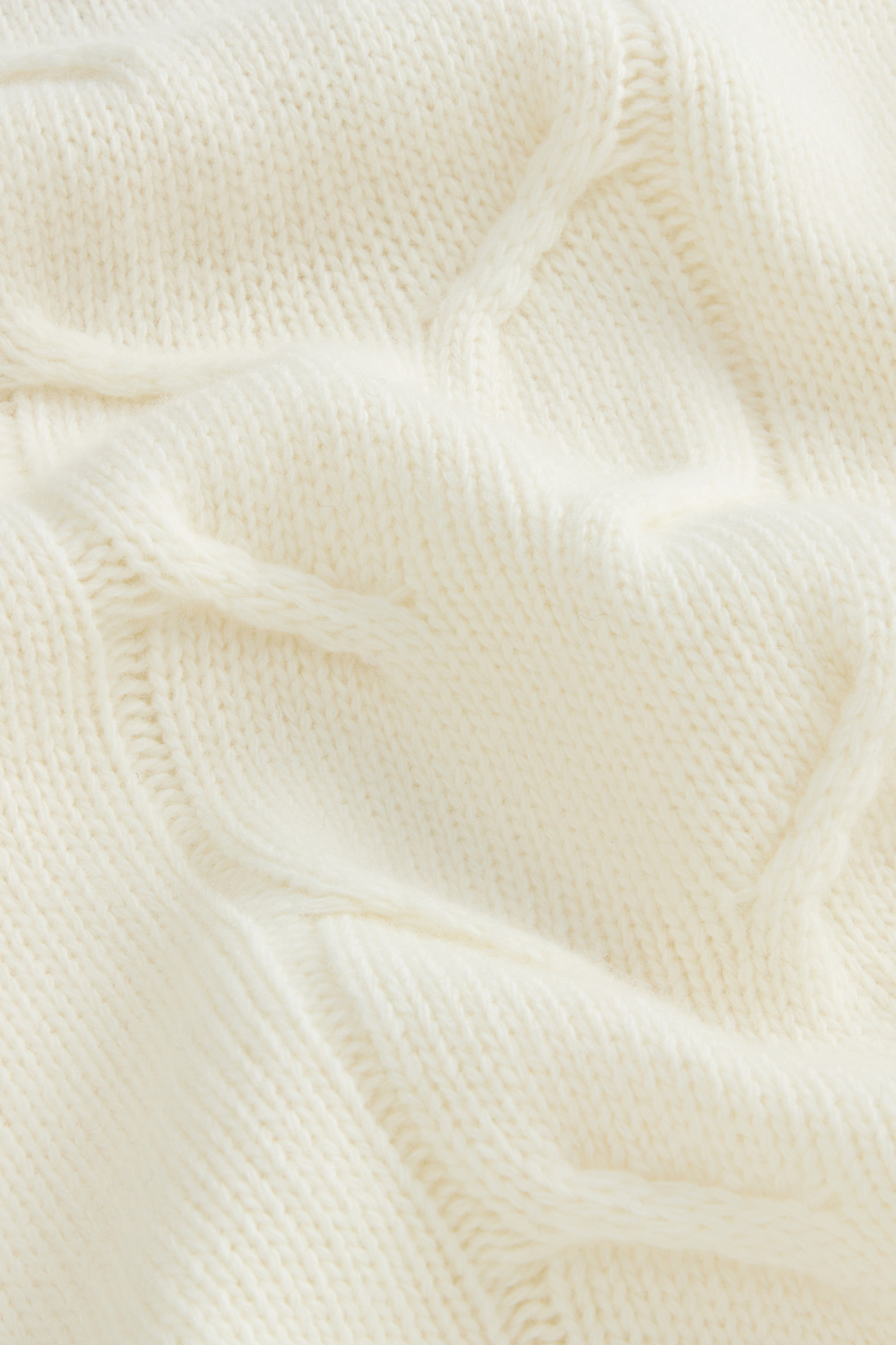 Pure Wool Crewneck Sweater White photo 6 | Woolrich