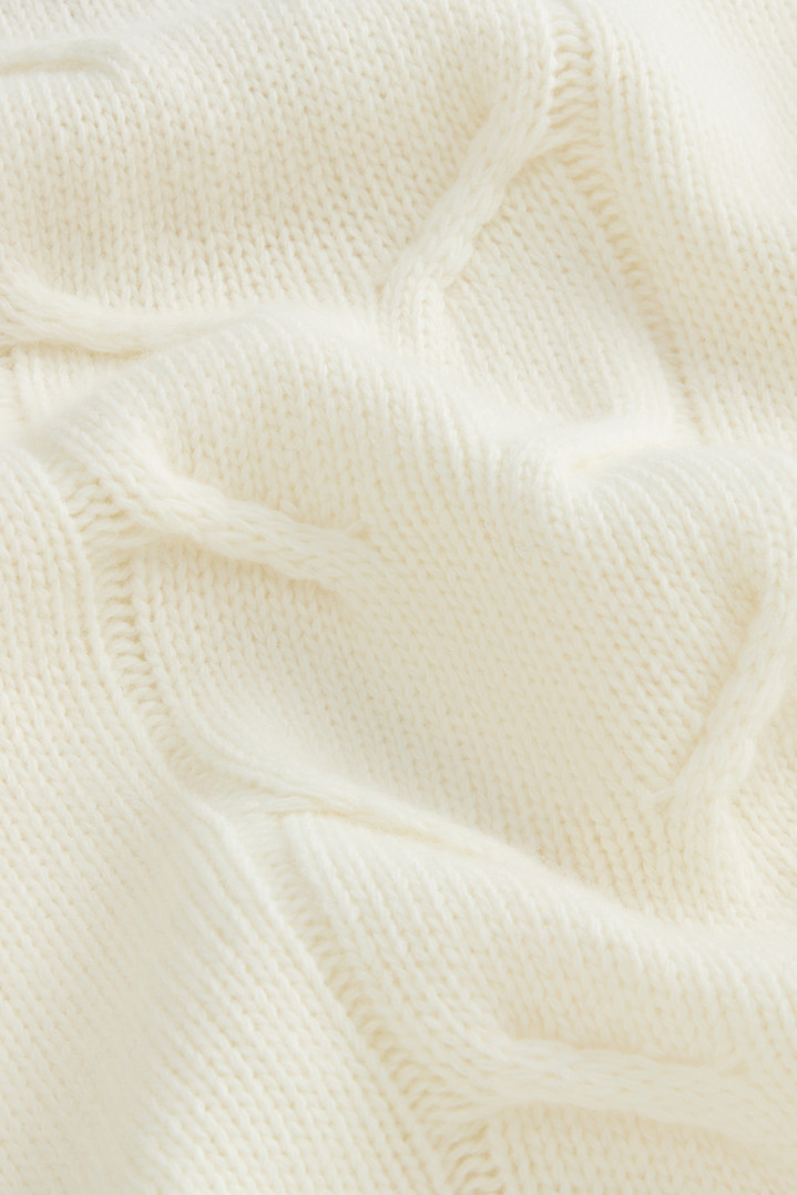 Pure Wool Crewneck Sweater White photo 6 | Woolrich