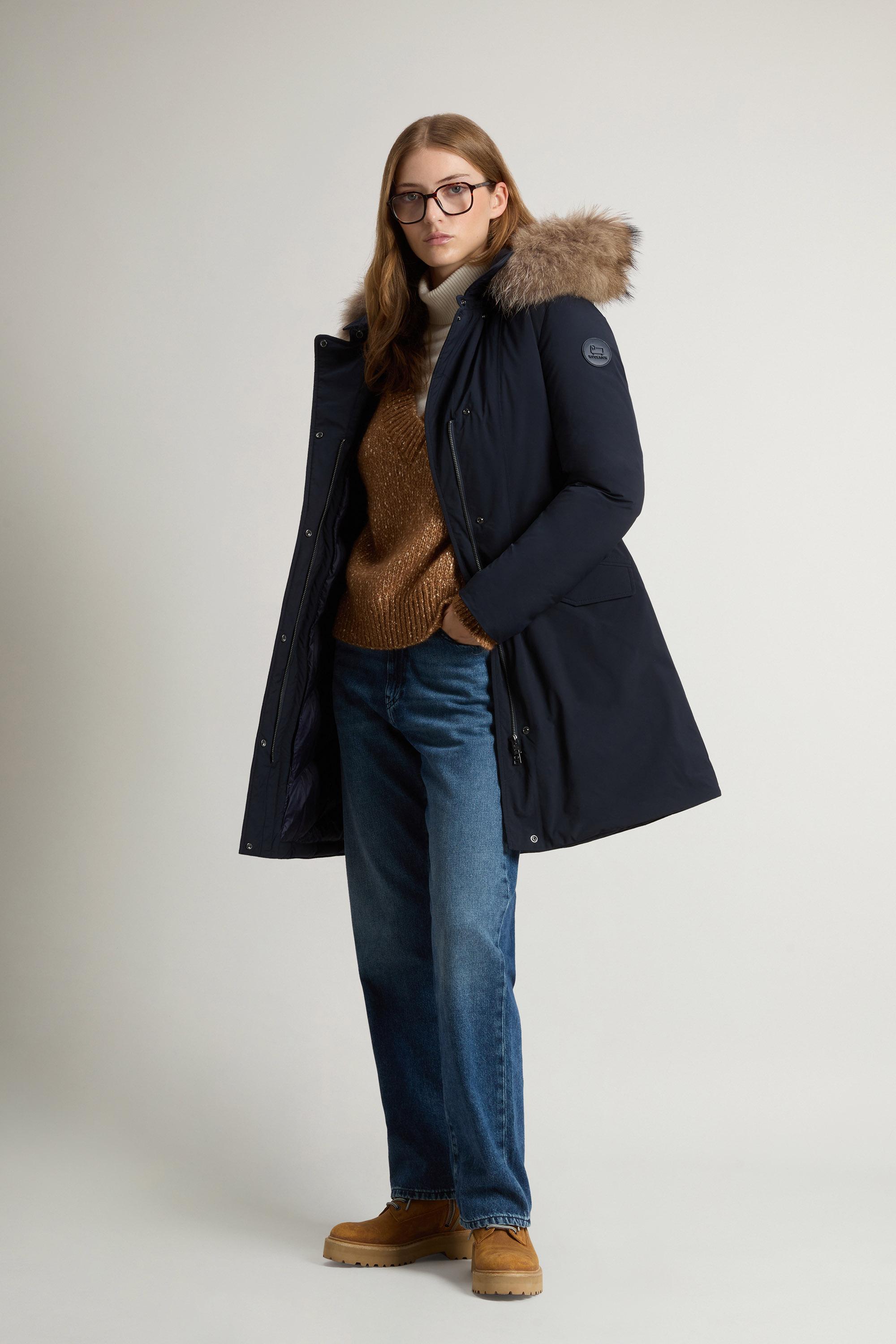 Modern Vail Parka with Detachable Hood Blue photo 1 | Woolrich