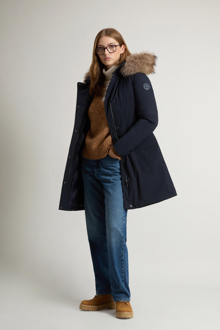 Modern Vail Parka with Detachable Hood Blue photo 1 | Woolrich
