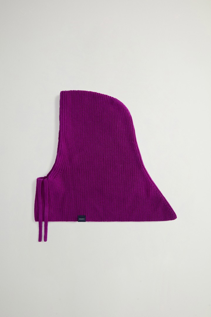 FINE MERINOS BALACLAVA Purple photo 2 | Woolrich