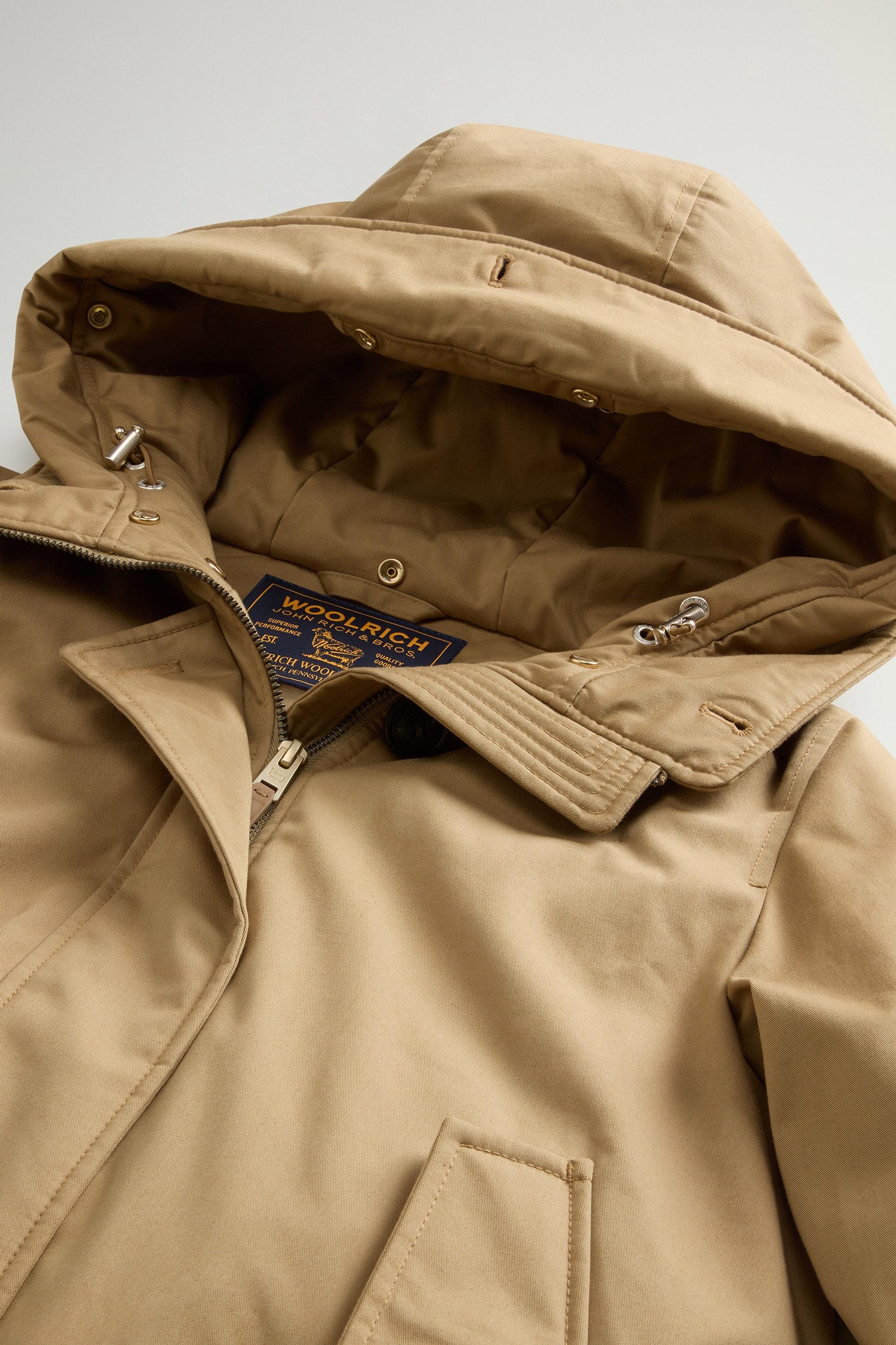 Short Padded Parka in Best Cotton Beige photo 7 | Woolrich
