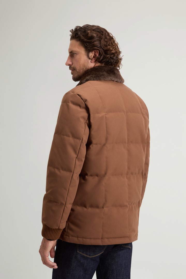 CANVAS BLIZZARD CHORE JACKET Brown photo 3 | Woolrich