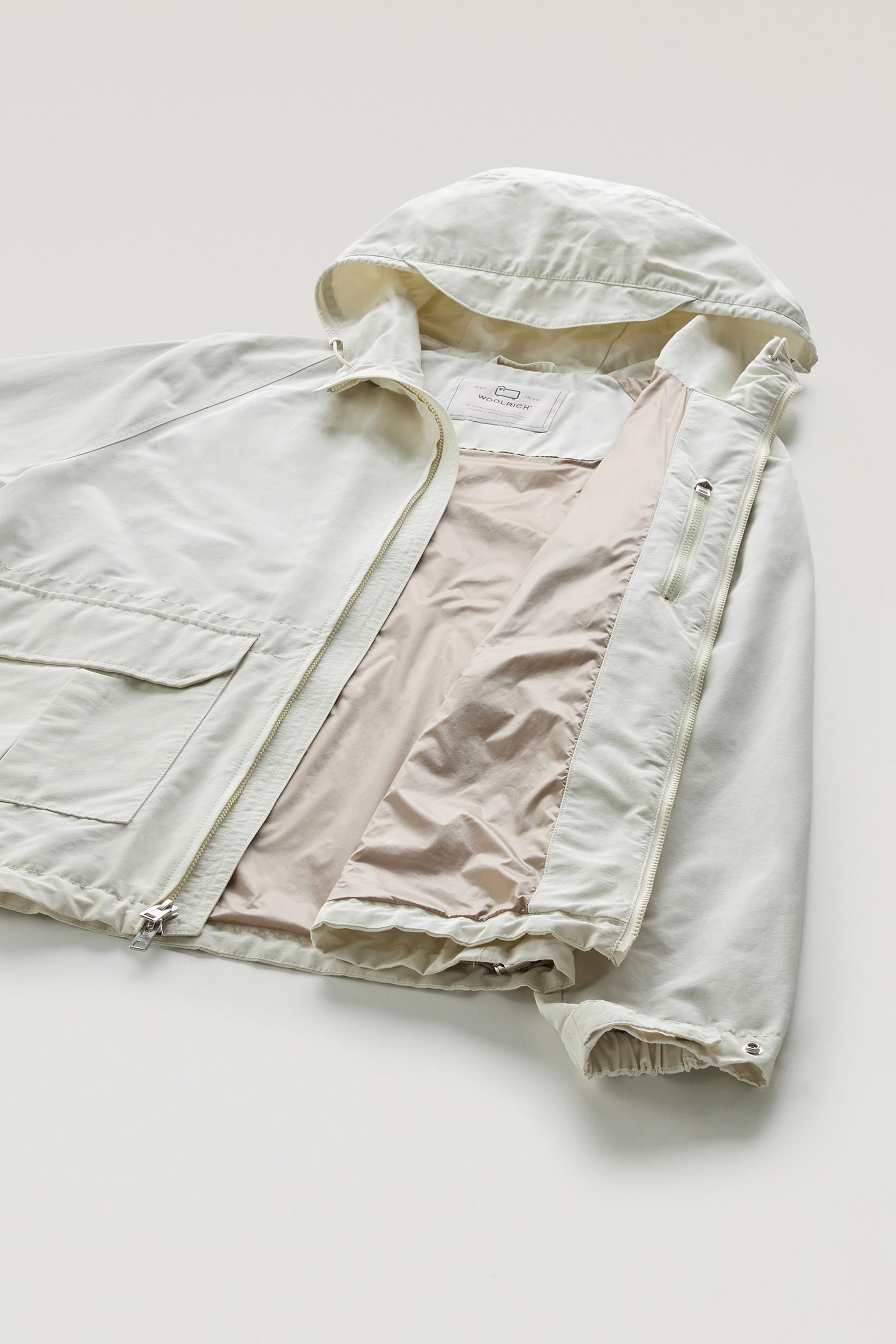 Cruiser Jacket in Ramar Cloth with Hood White photo 6 | Woolrich