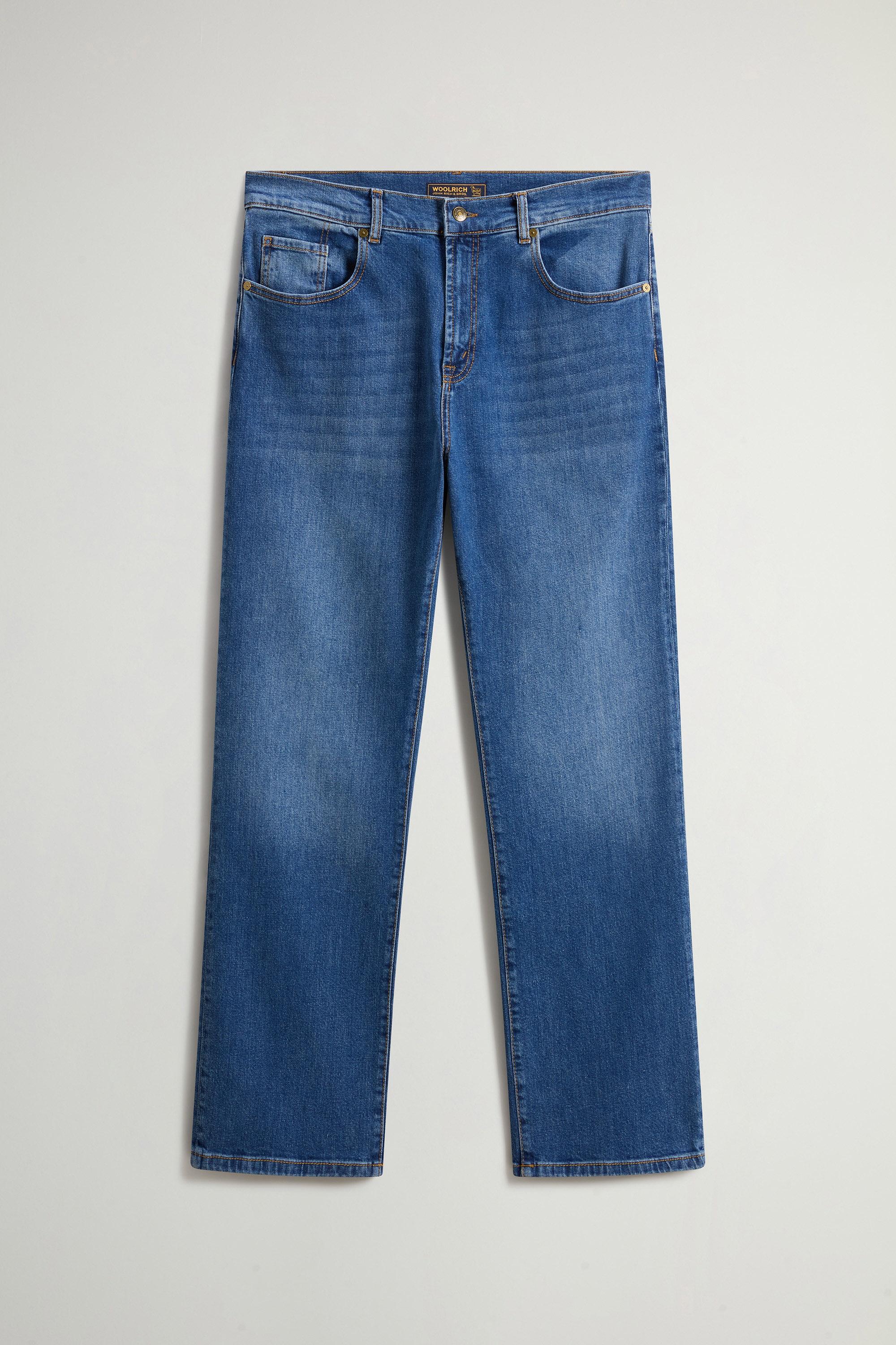 Five-Pocket-Hose Contemporary aus Denim aus Baumwollstretch Blau photo 1 | Woolrich
