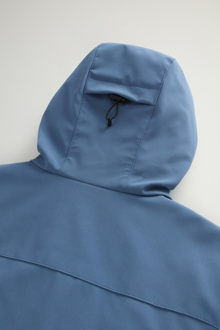 Pacific Jacket in Tech Softshell Blue photo 3 | Woolrich