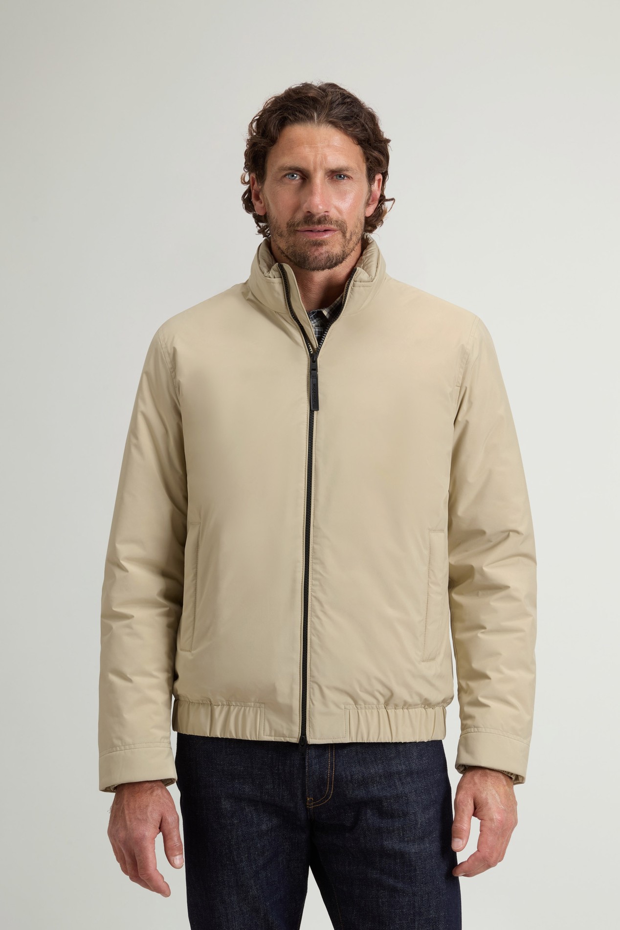 Padded Cloud Bomber Beige photo 1 | Woolrich