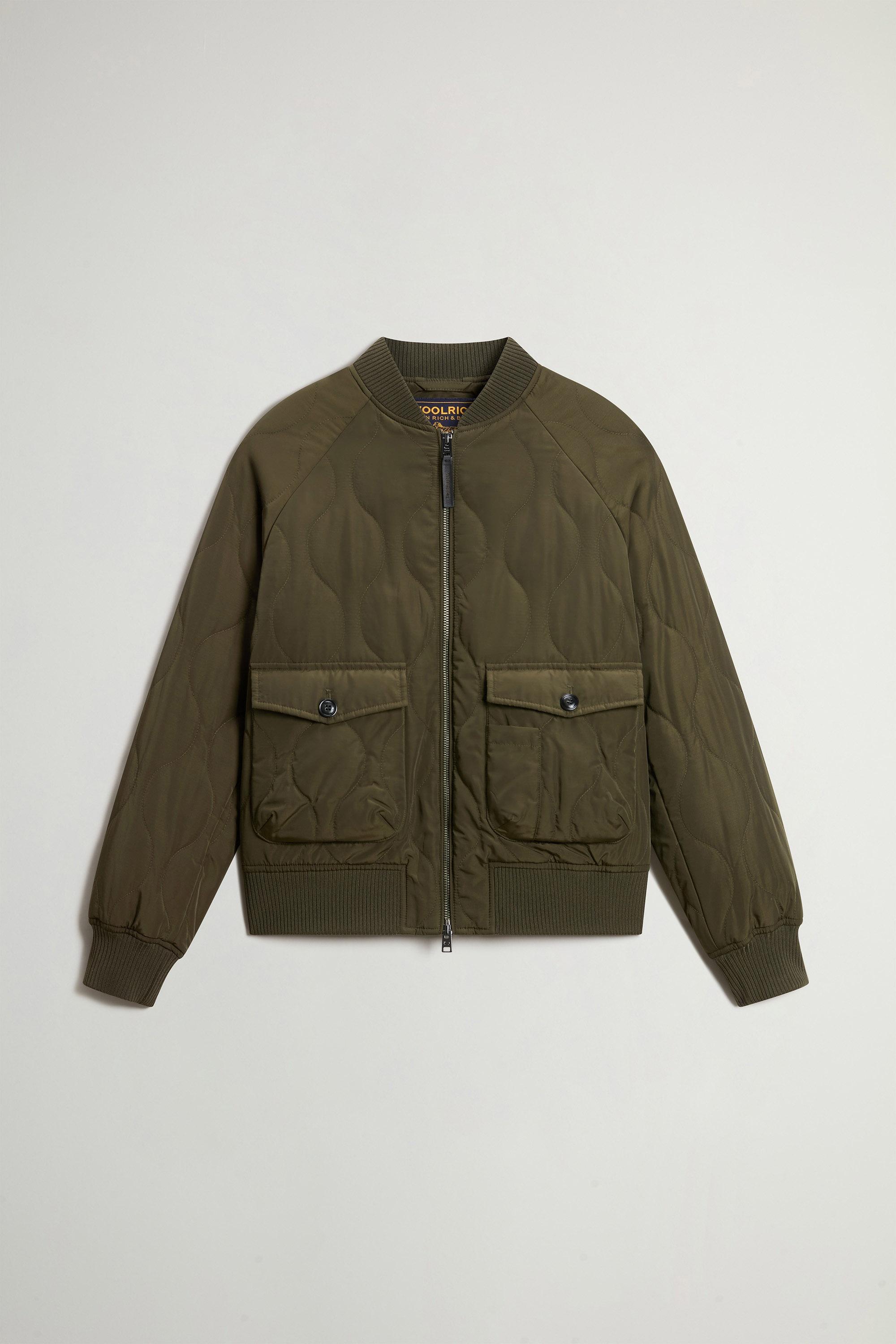 MILITARY POLY BOMBER Vert photo 5 | Woolrich