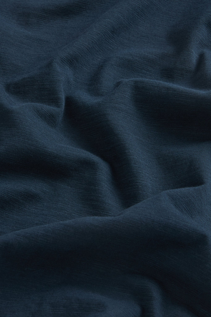 SLUB LOGO T-SHIRT Bleu photo 6 | Woolrich